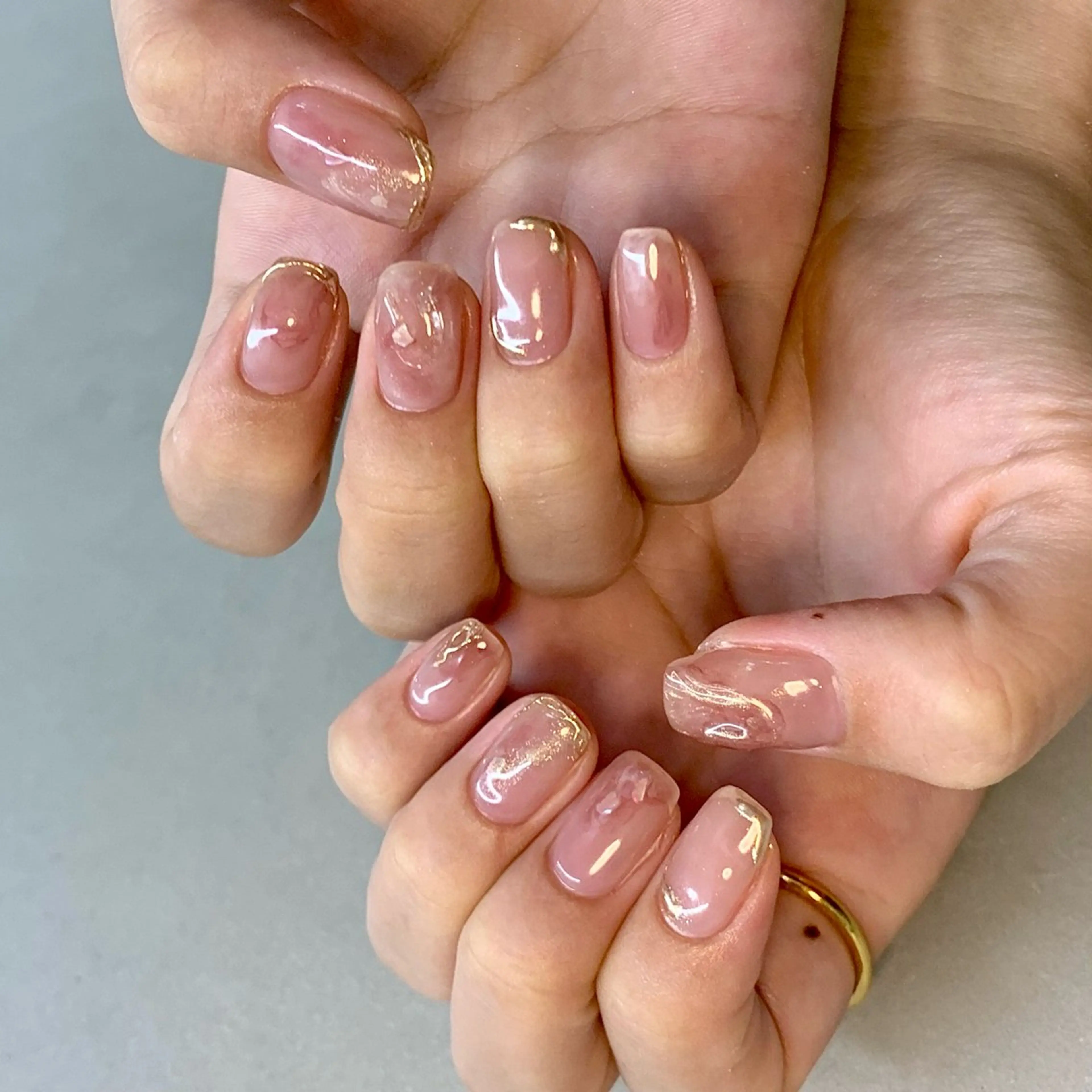 ネイル ハンドネイル 新宿ニュアンスネイル makotoのネイルデザイン