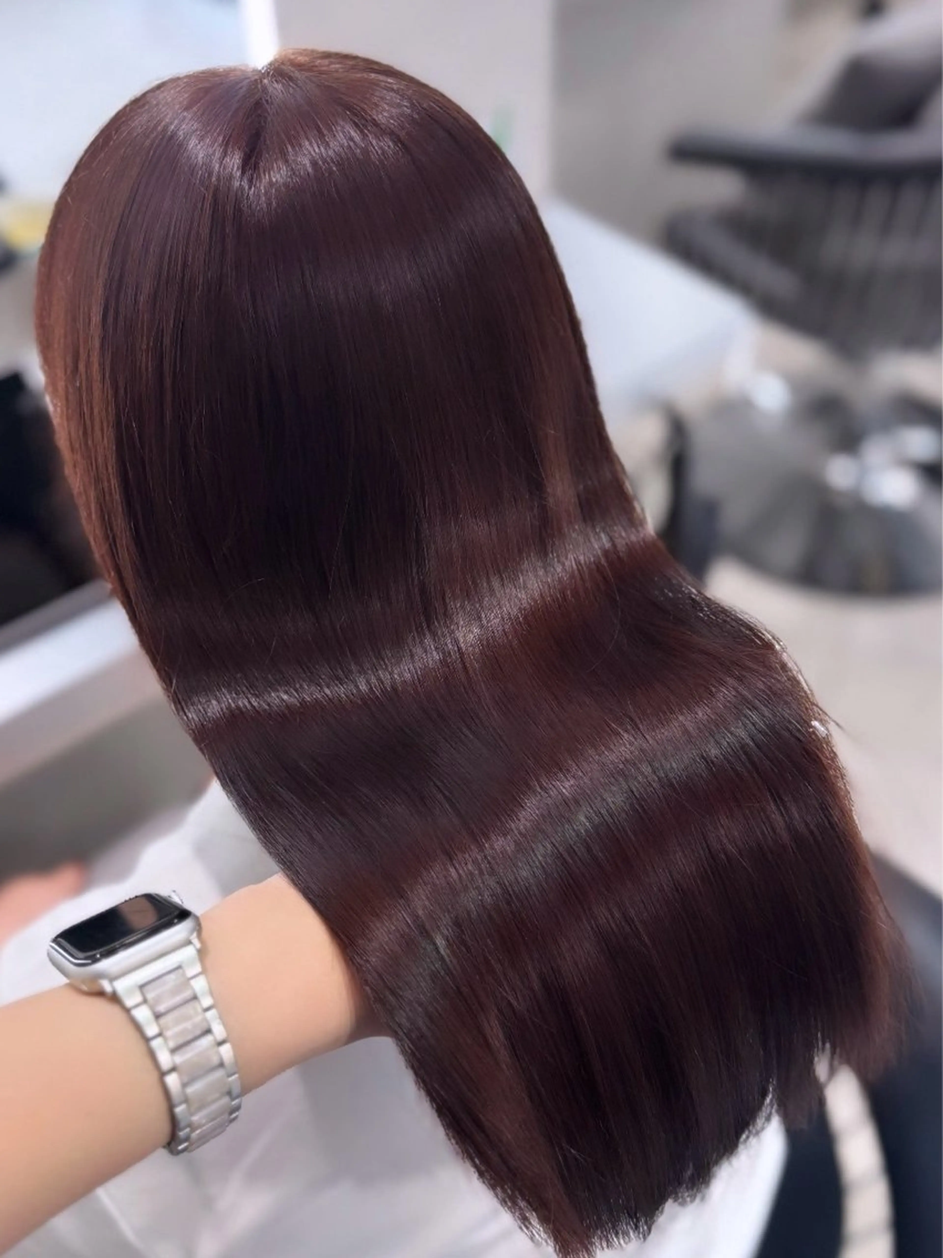 【期間限定🪽ྀི】韓国風うる艶カラー+2step超音波トリートメント✨の写真