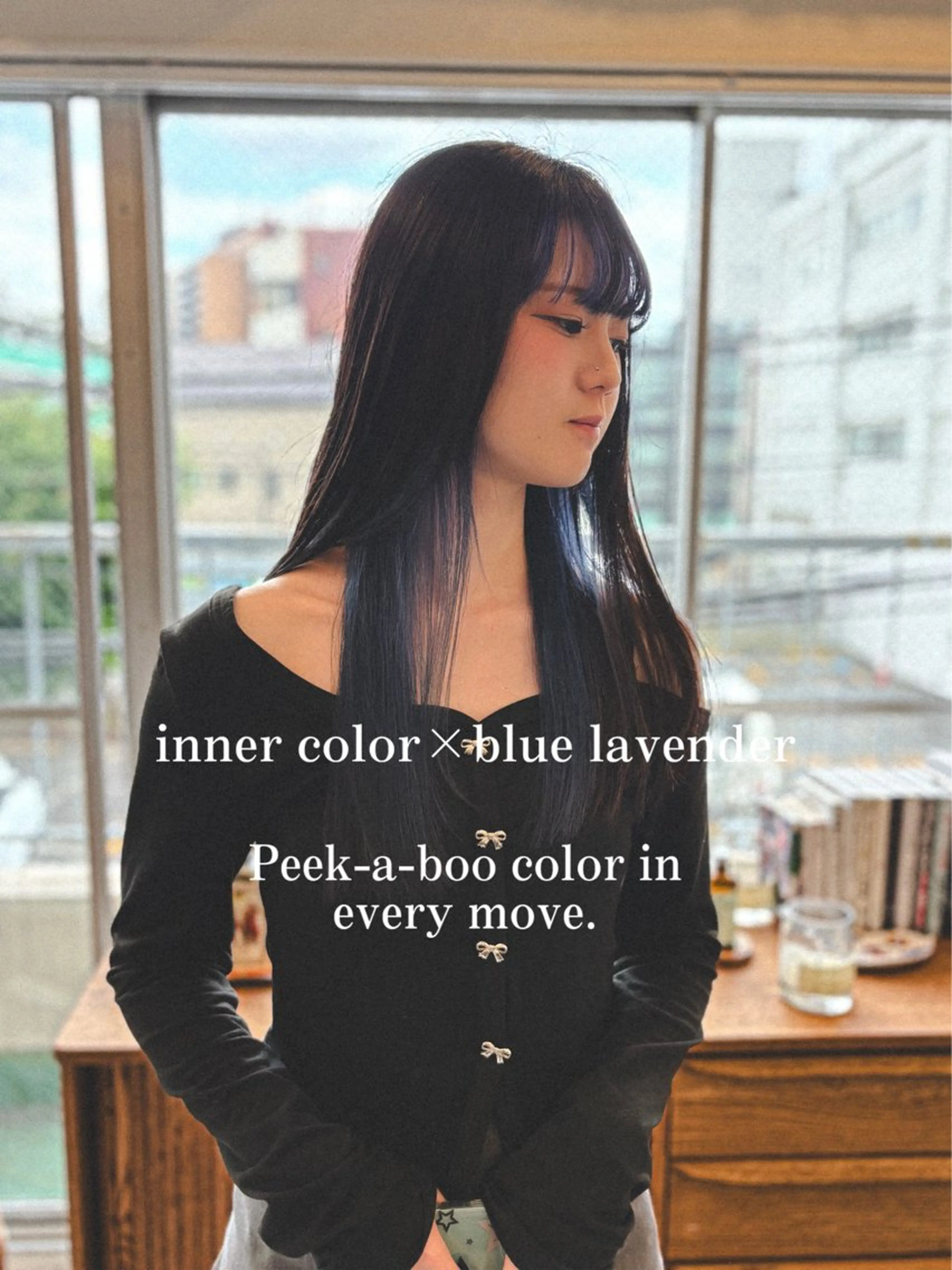 ロング カラー 中目黒ブリーチカラー ボブ橋本青輝のヘアスタイル