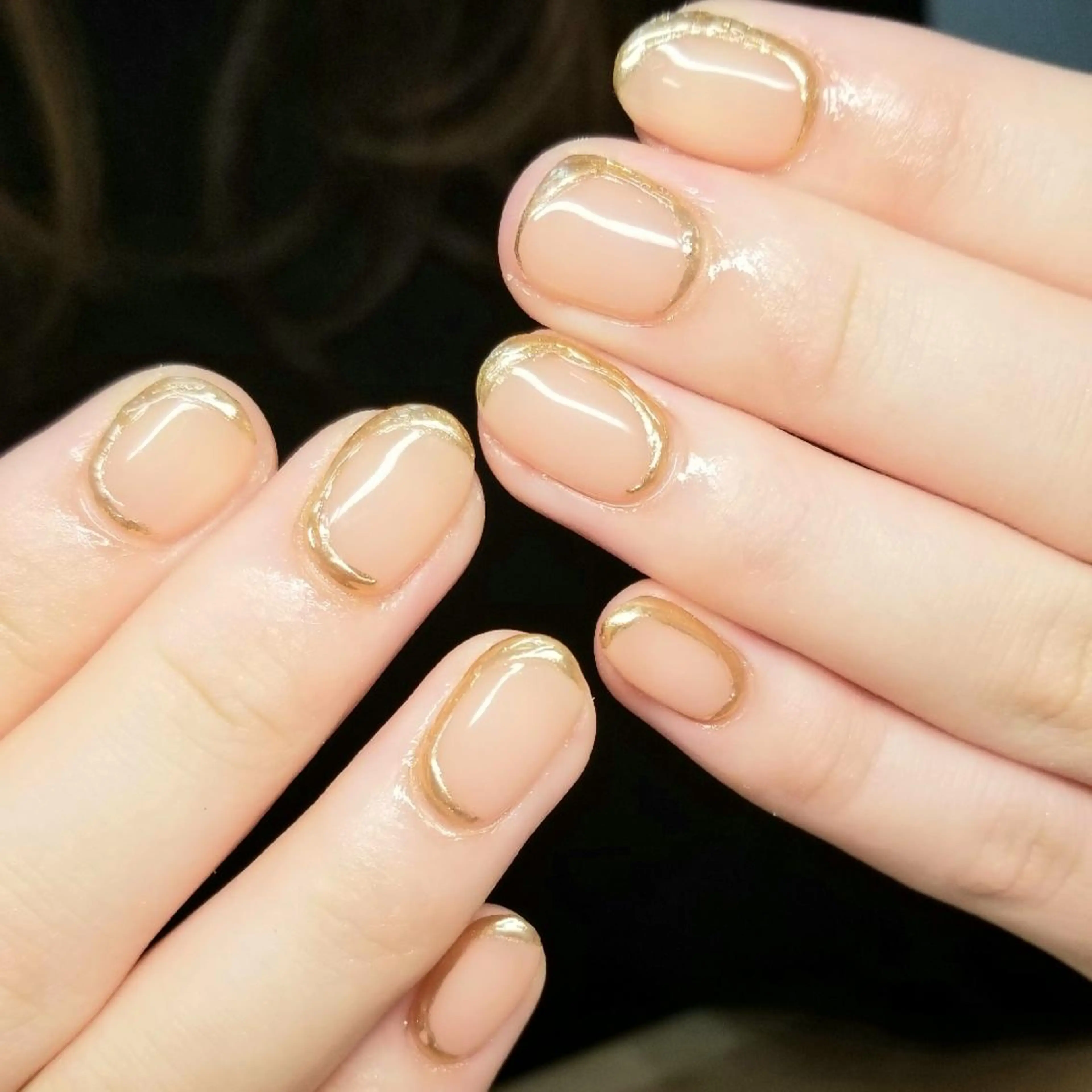 ネイル ミラーネイル ハンドネイル L'instant  Nail Artzのネイルデザイン