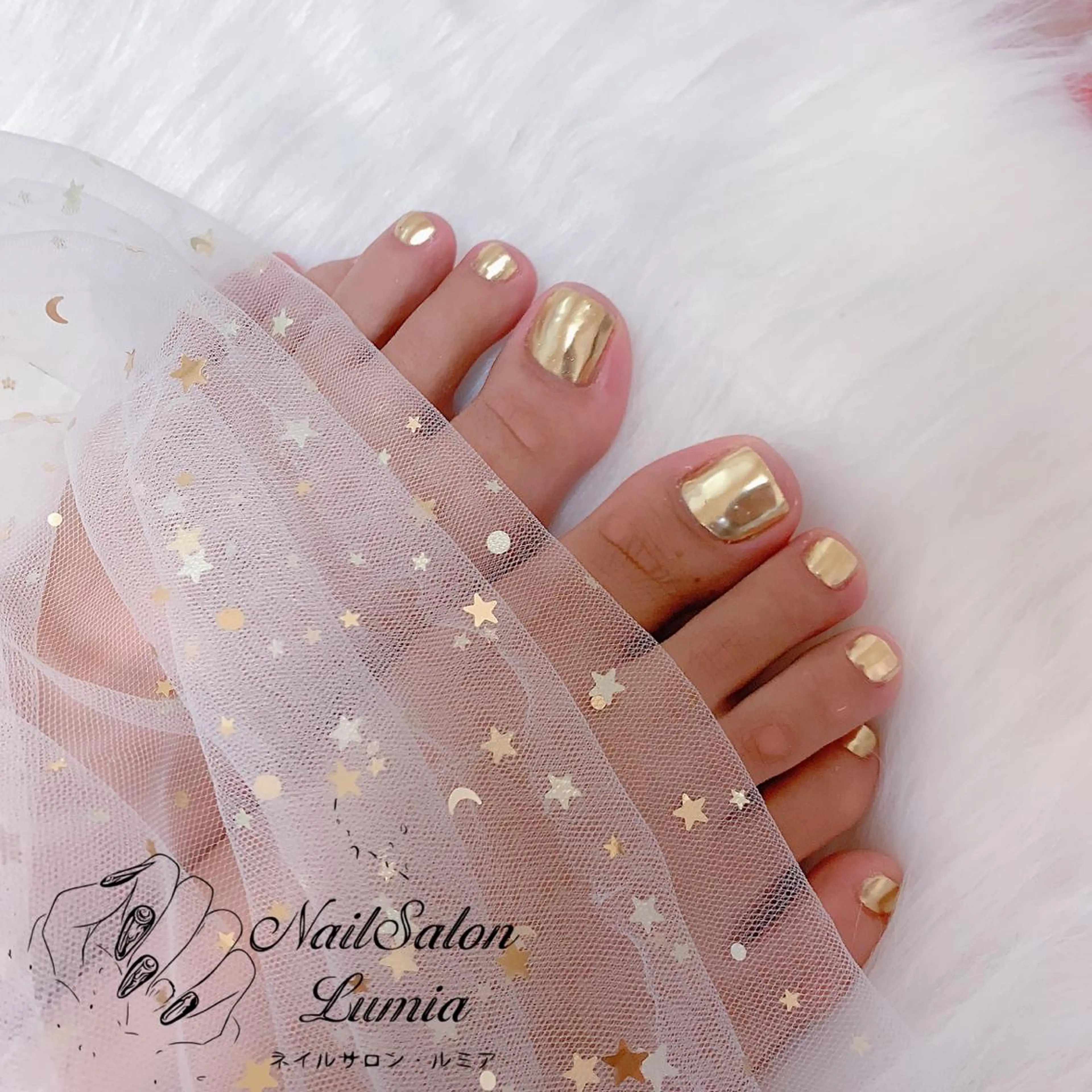 ネイル フットネイル ネイルサロン ルミア Lumia 店長のネイルデザイン