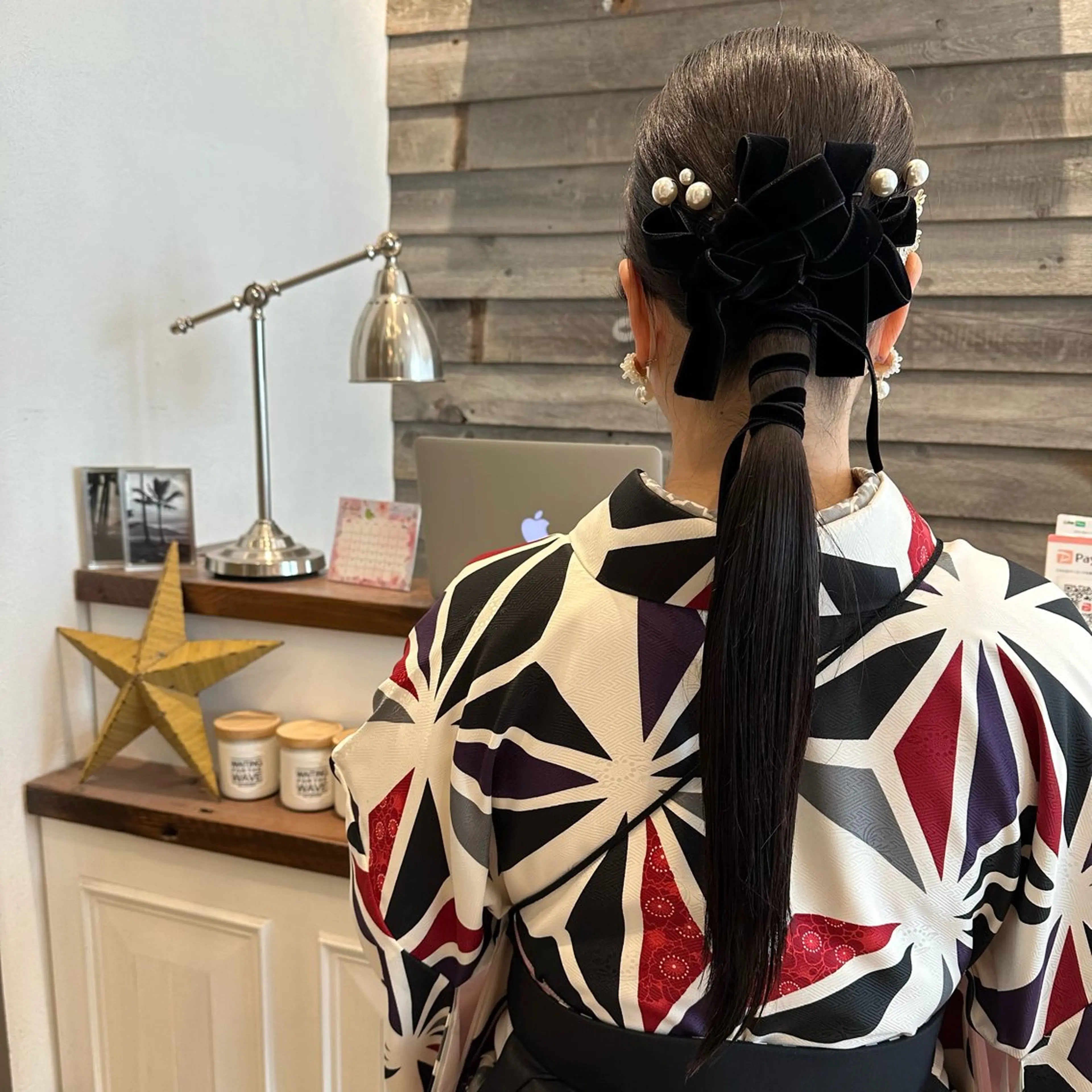 ロング ヘアアレンジ ニシグチ サヨのヘアスタイル