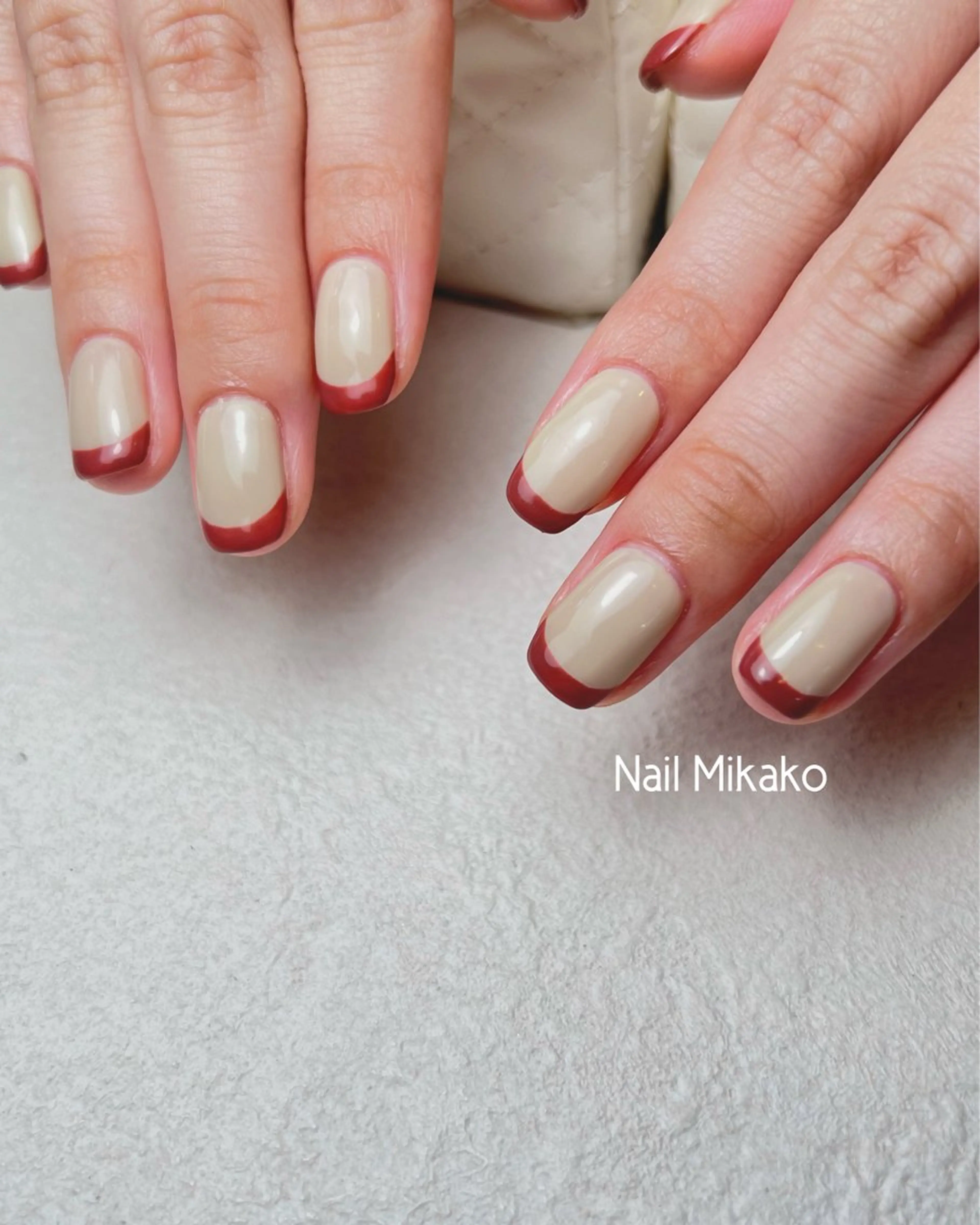 ネイル フレンチネイル Nail Mikakoのネイルデザイン
