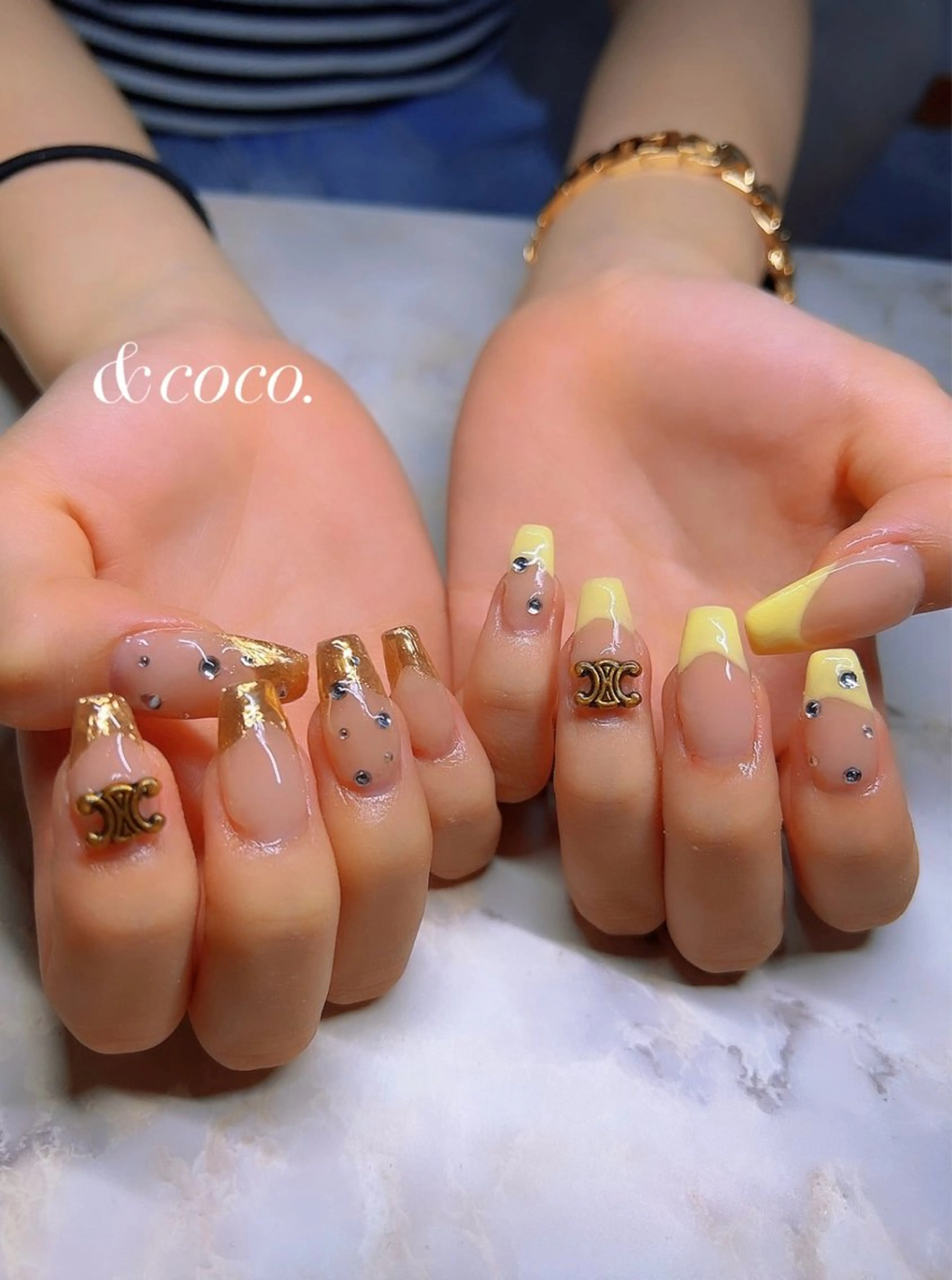 ネイル フレンチネイル ハンドネイル ＆ coco.のネイルデザイン