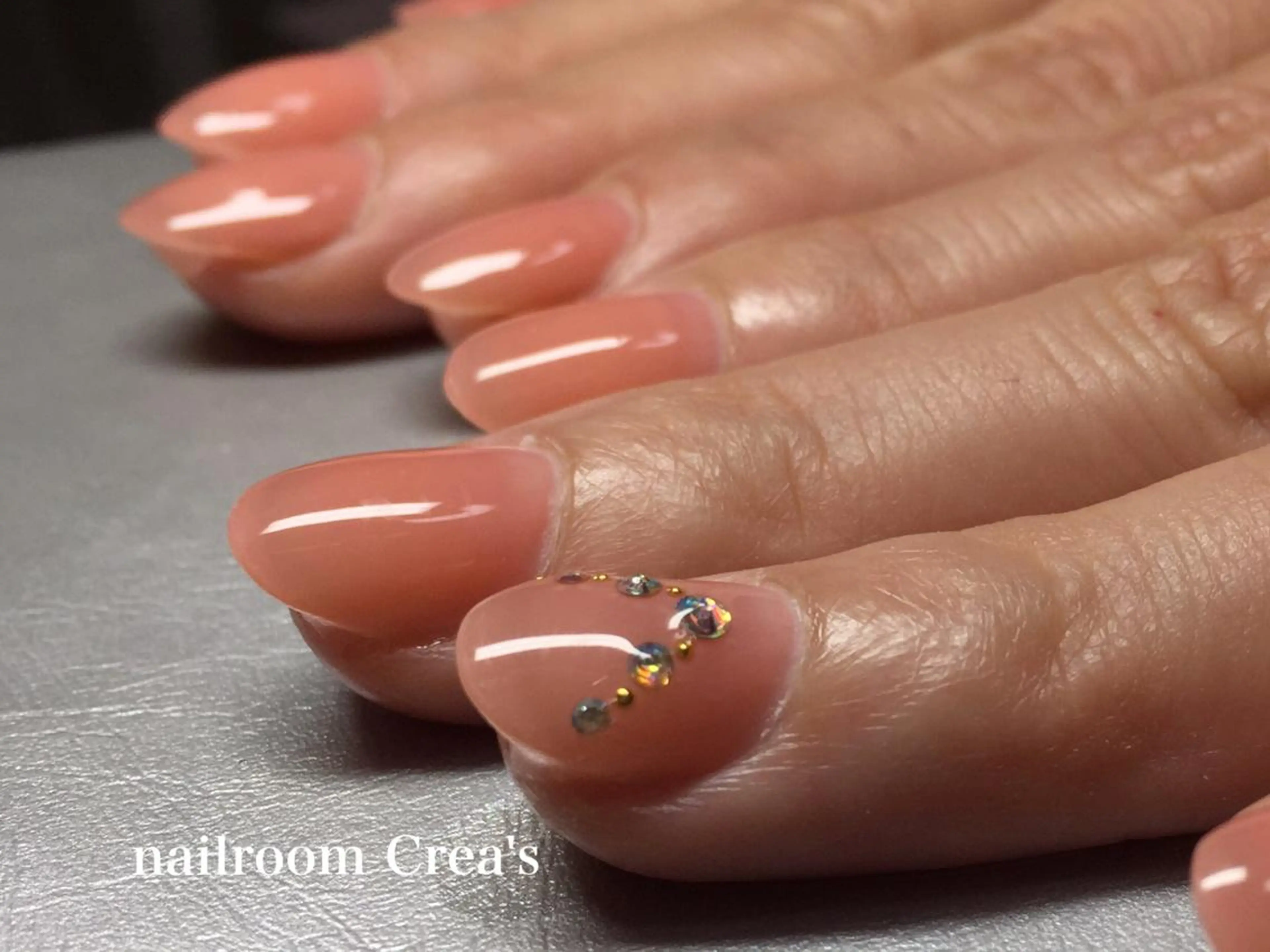 ネイル ジェルネイル ワンカラーネイル nailroom Crea'sのネイルデザイン