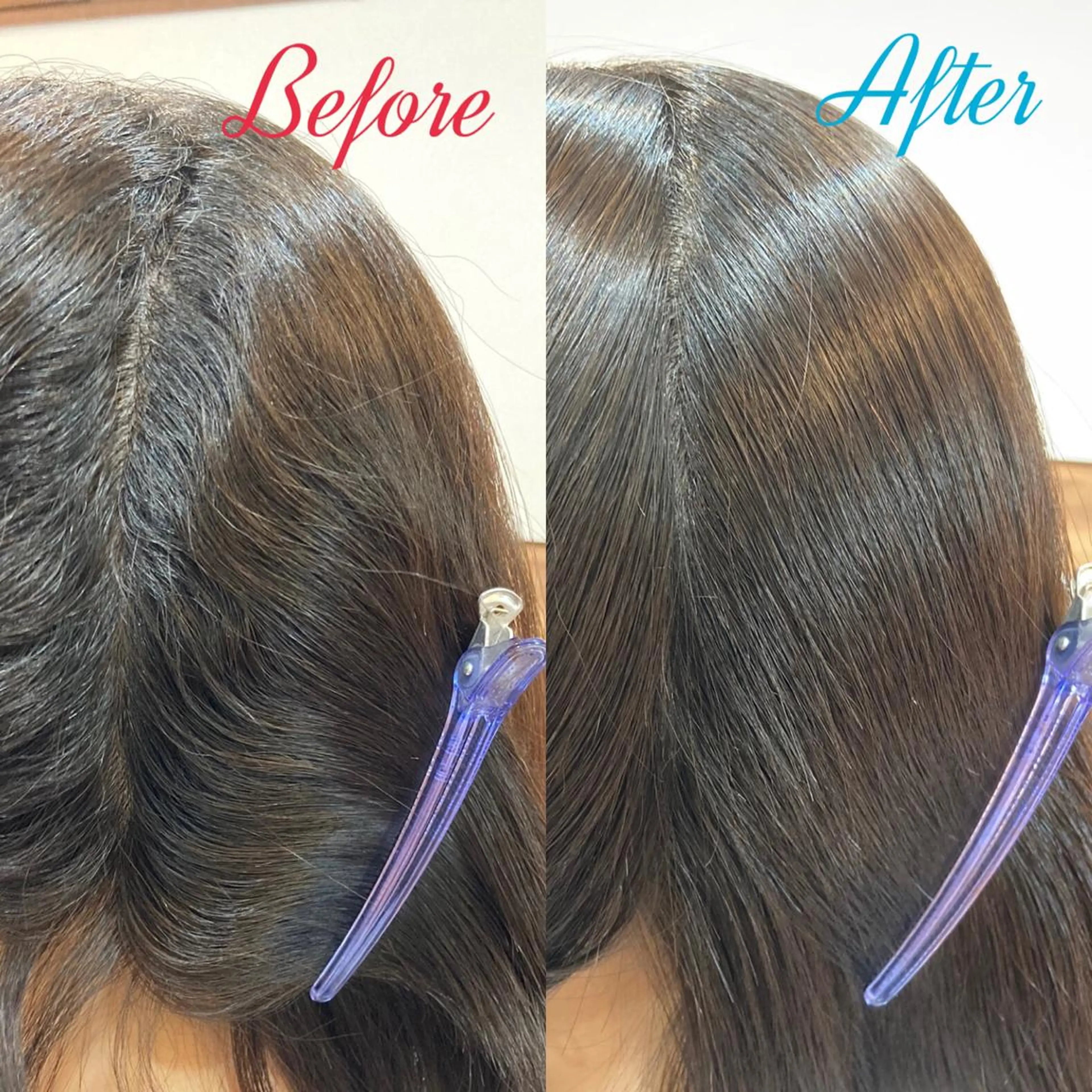 ミディアム パーマ 髪質改善 縮毛矯正 トリートメント Annon プライベートサロンのヘアスタイル