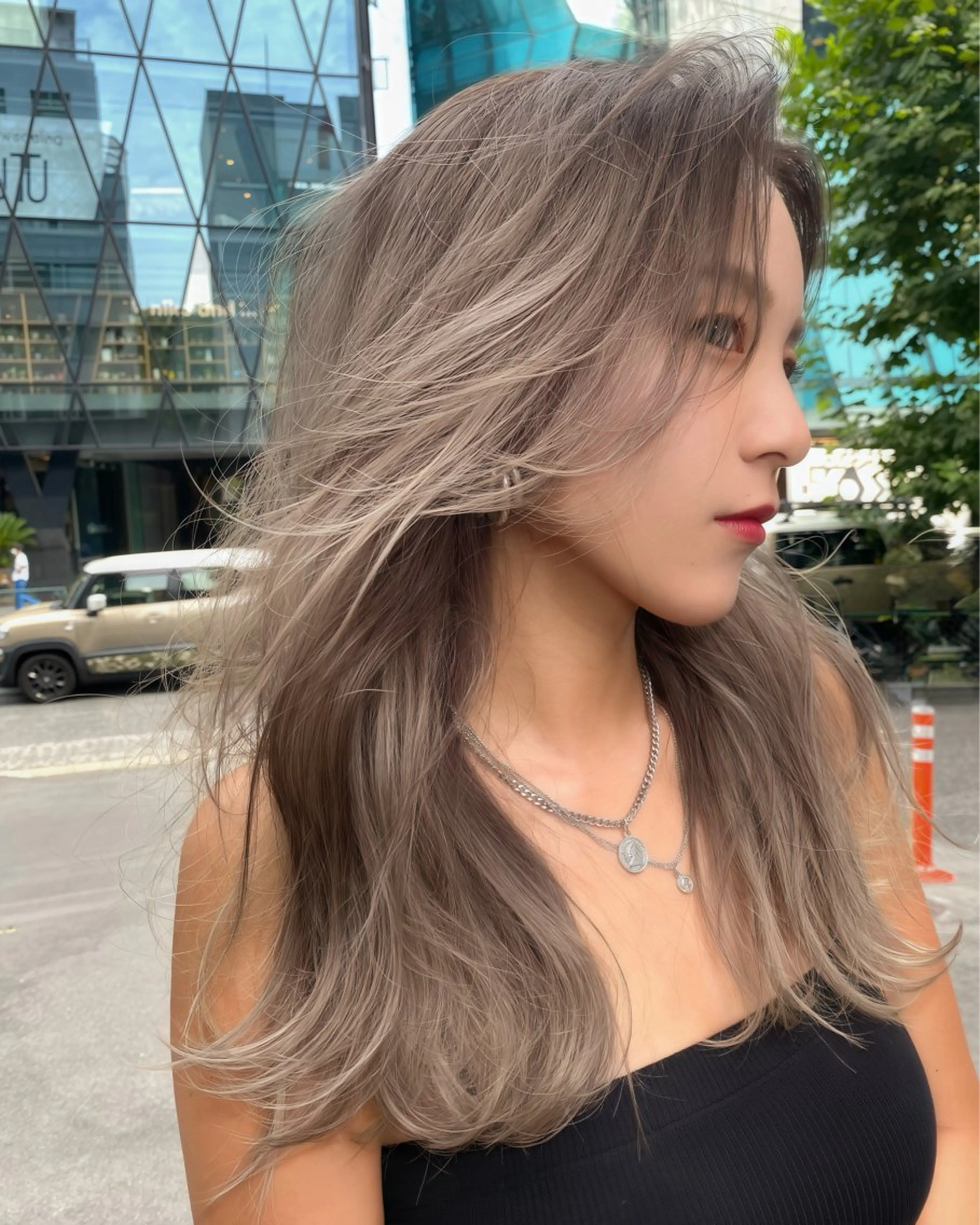 ロング カラー ヘアカラー 🇺🇸海外デザイン iCON TOKYOのヘアスタイル