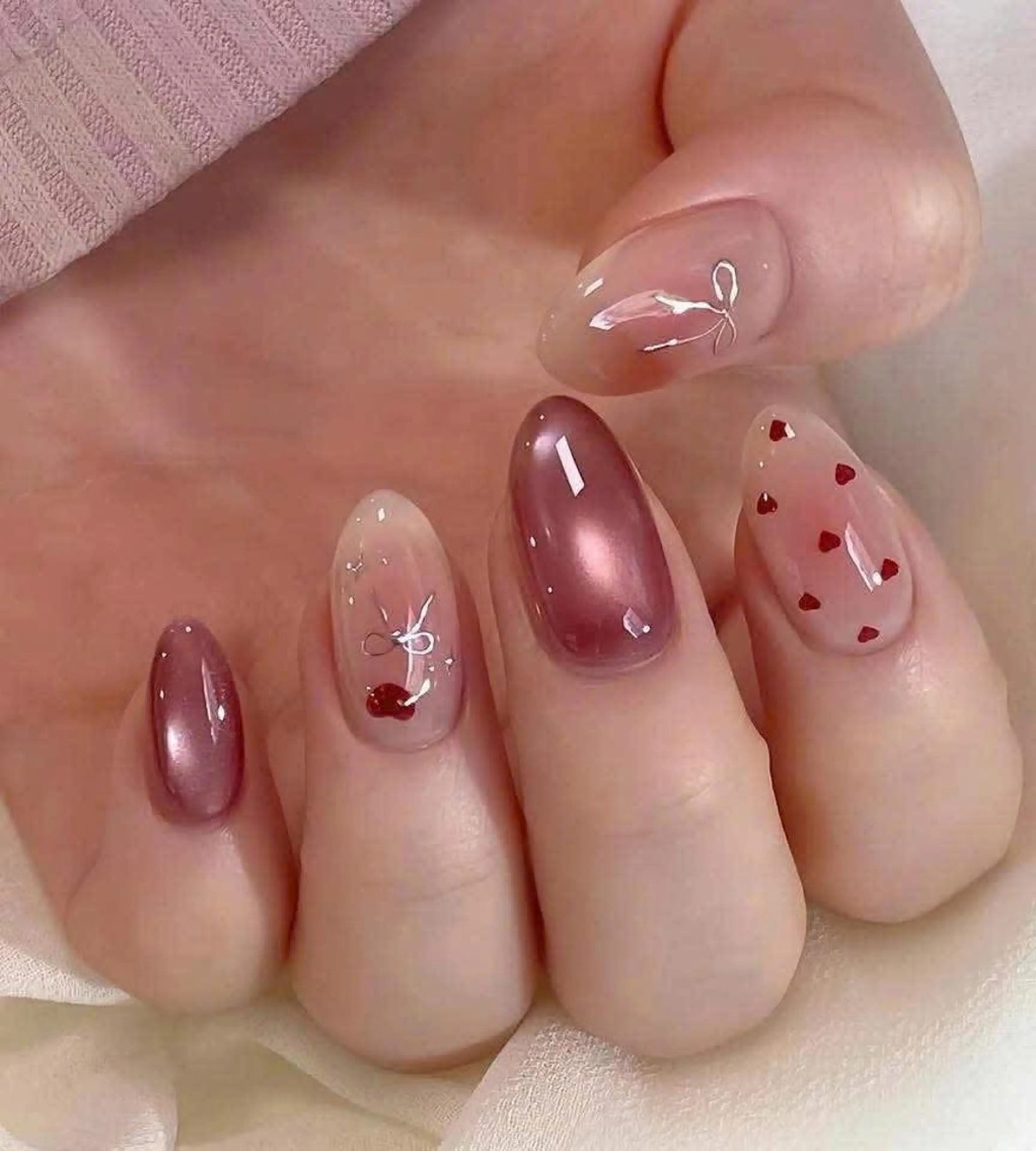 ネイル シンプルネイル ハンドネイル 山田 あやかのネイルデザイン