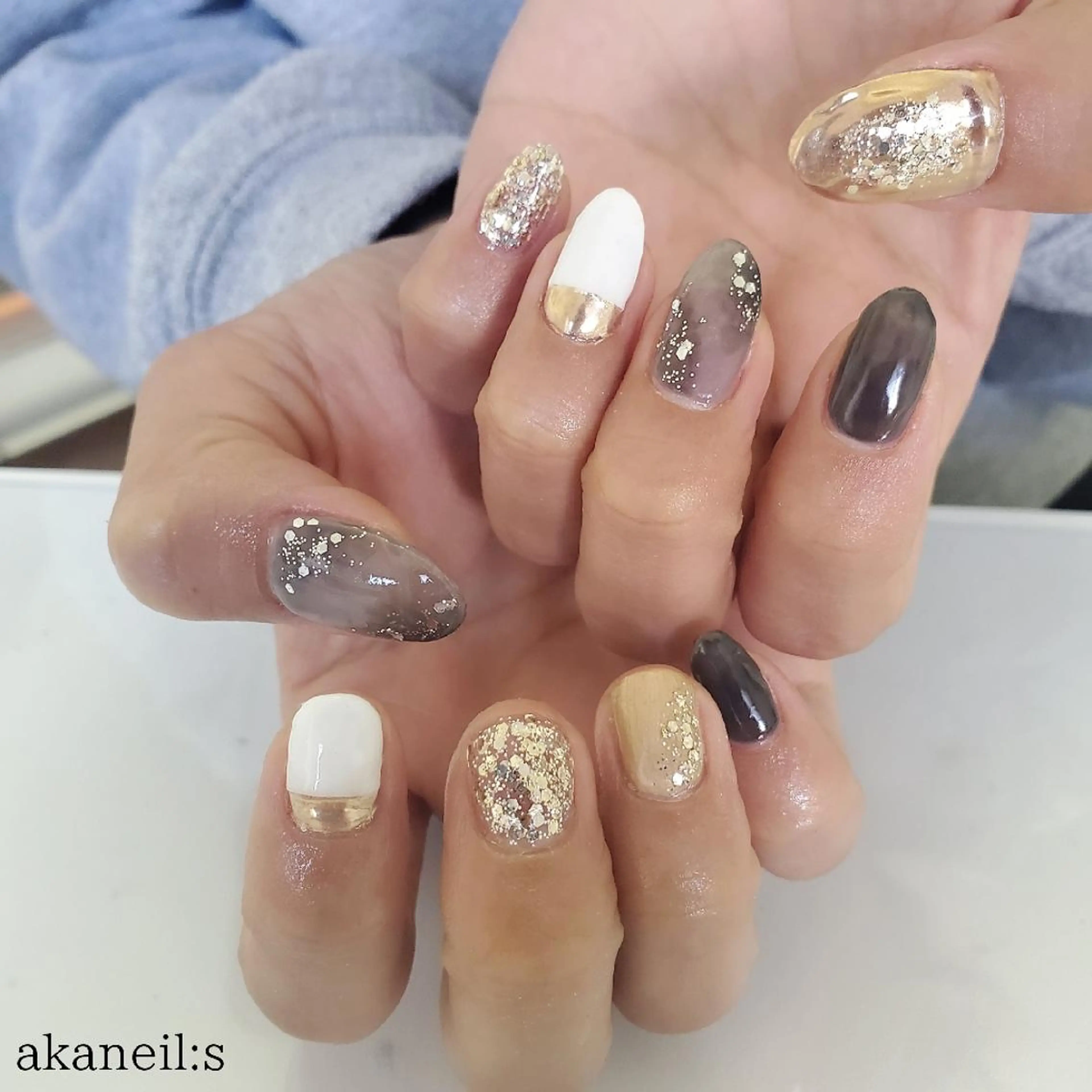 ネイル ニュアンスネイル 【akaneils】 アカネのネイルデザイン