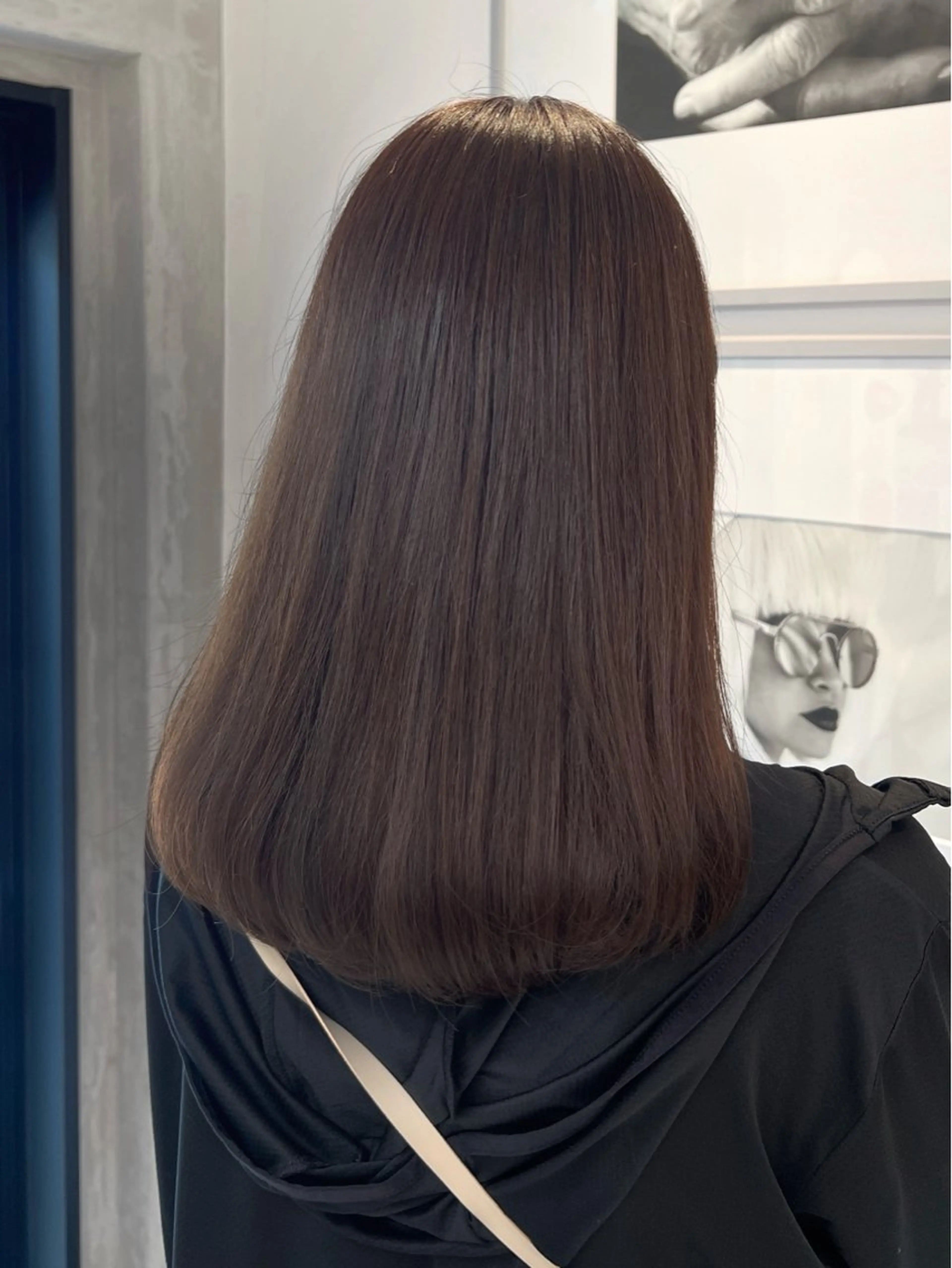 ロング カラー パーマ 似合わせくすみカラー ‎/縮毛/川添桃花‎のヘアスタイル