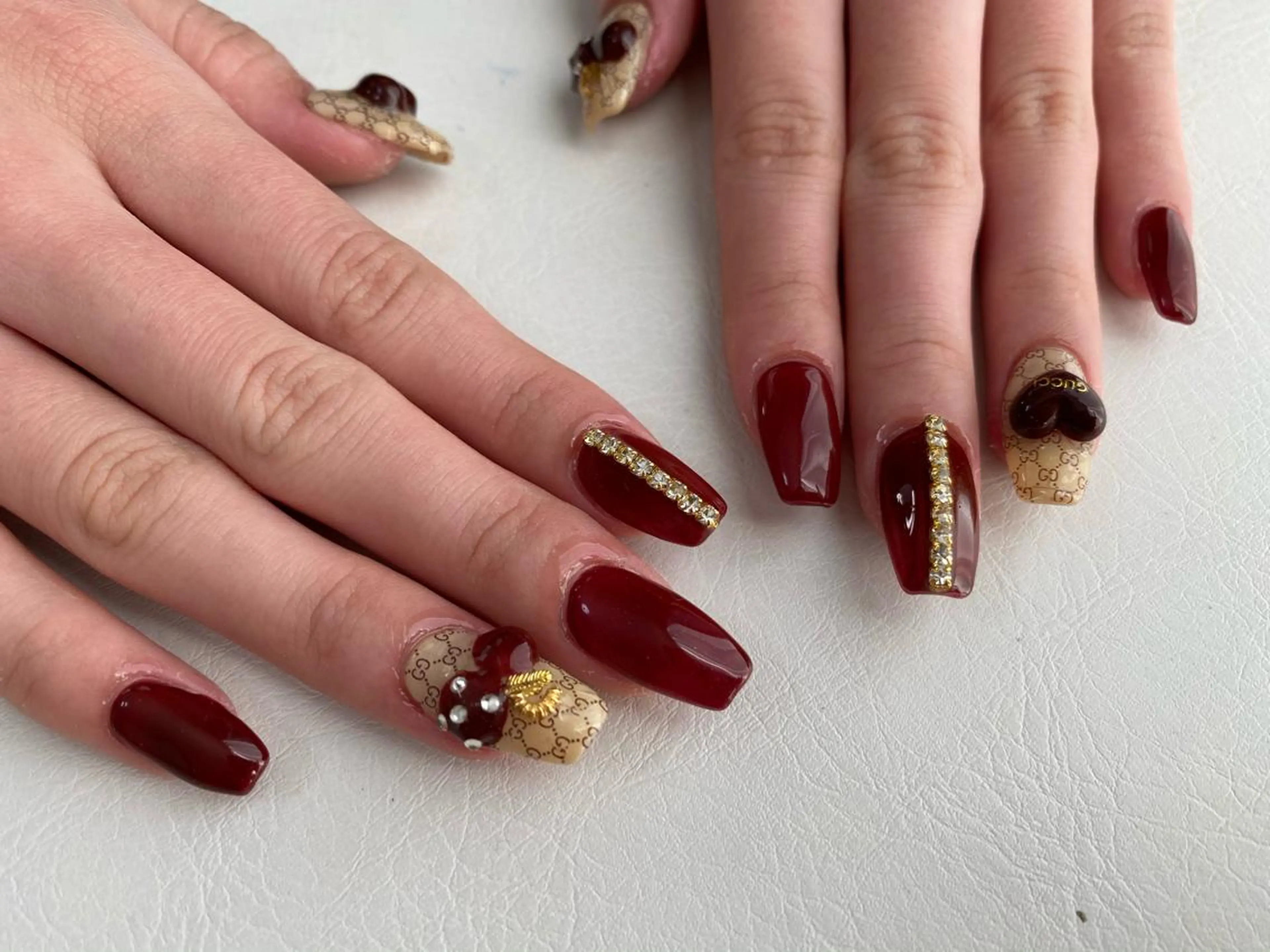 ネイル ハンドネイル Mana‪ ‪·͜· ❤︎‬のネイルデザイン