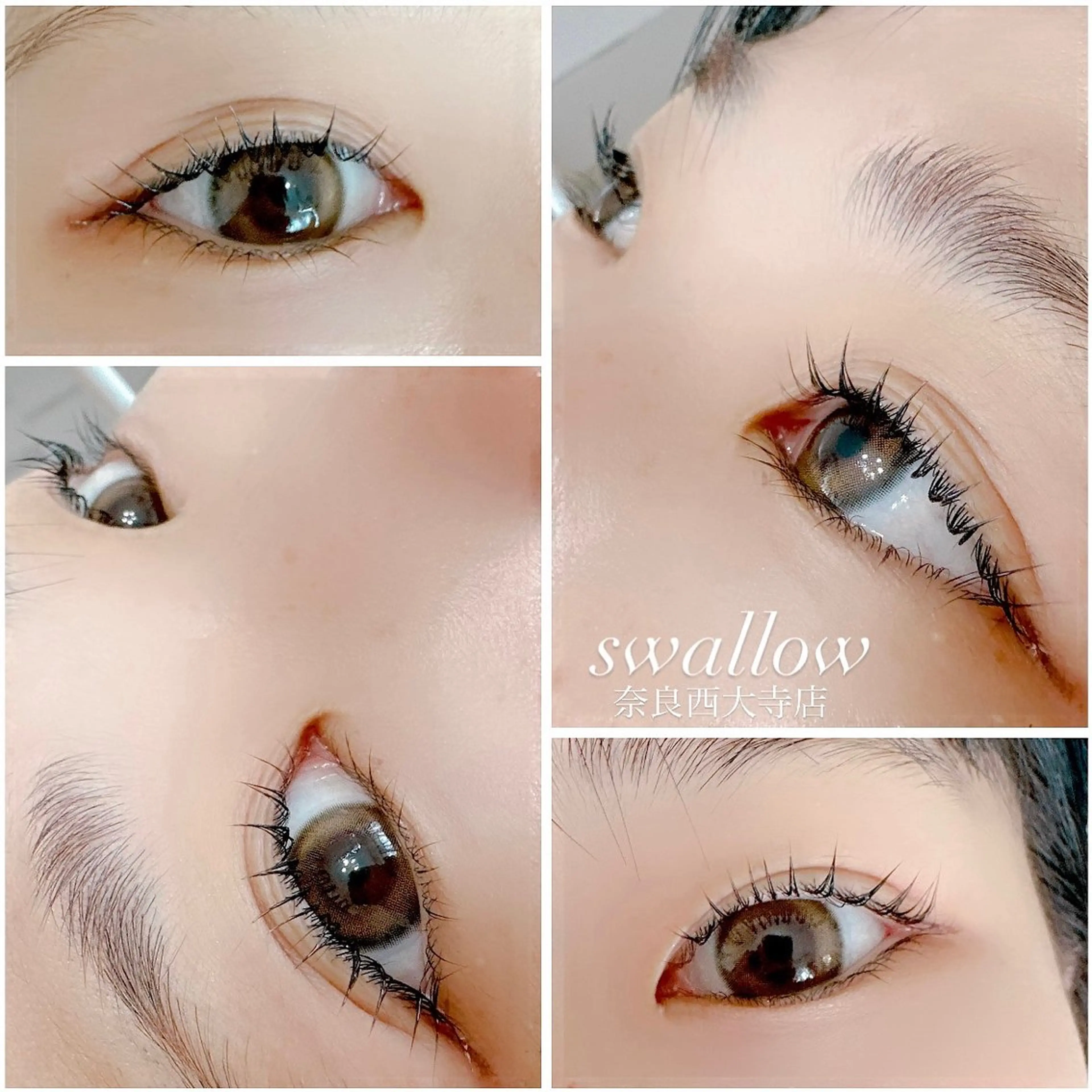 マツエク・マツパ swallow 奈良西大寺店のマツエク・マツパデザイン