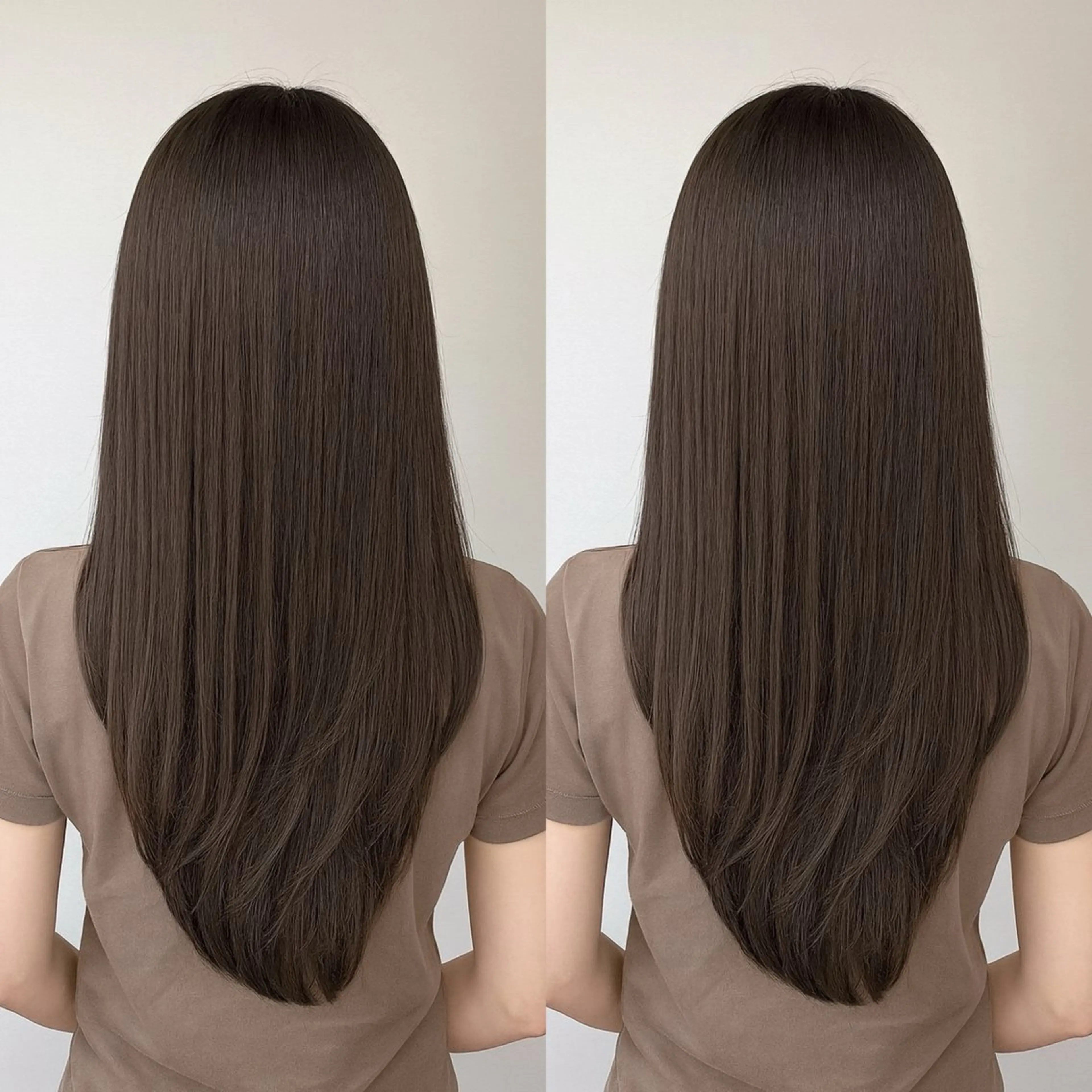 ロング カラー 切りっぱなしボブ ベージュカラー ブリーチ ダブルカラー グレージュ カット ヘアカラー トリートメント 小顔矯正/レイヤー 透明感カラー✨生真のヘアスタイル