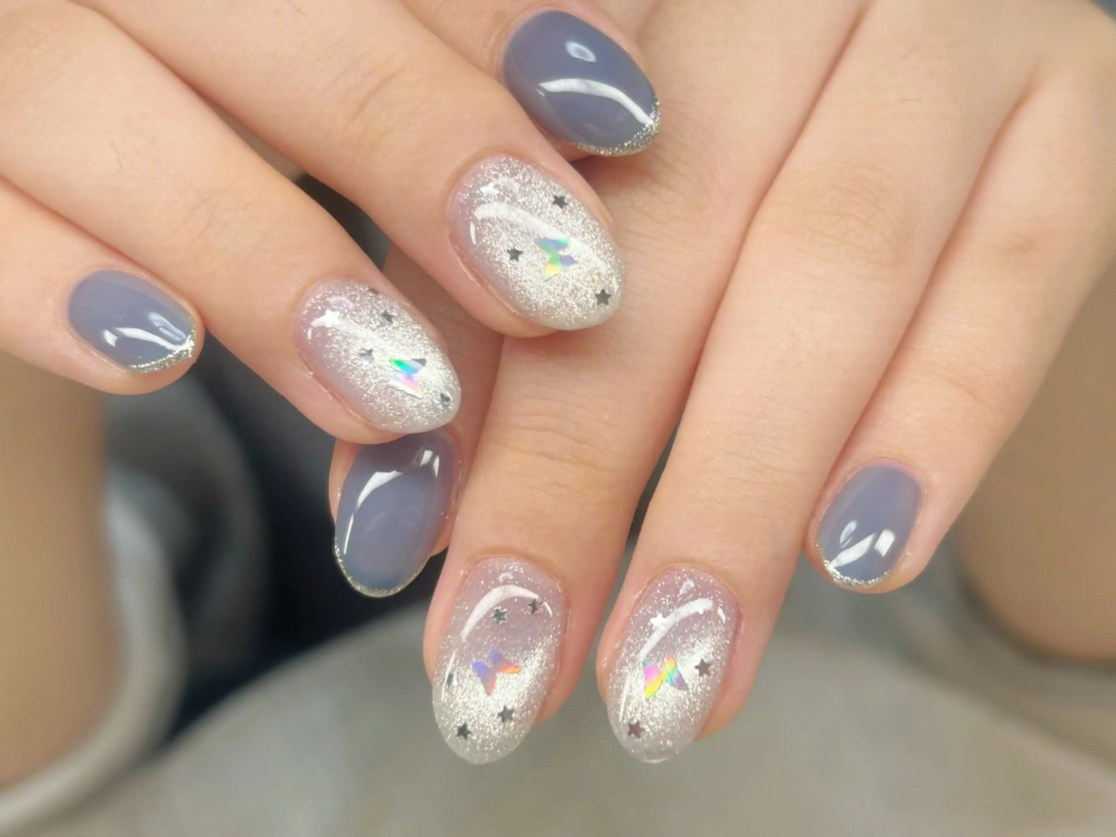 ネイル アートネイル チークネイル 成人式 入学式 長さ出し ハンドネイル Lino Nailのネイルデザイン