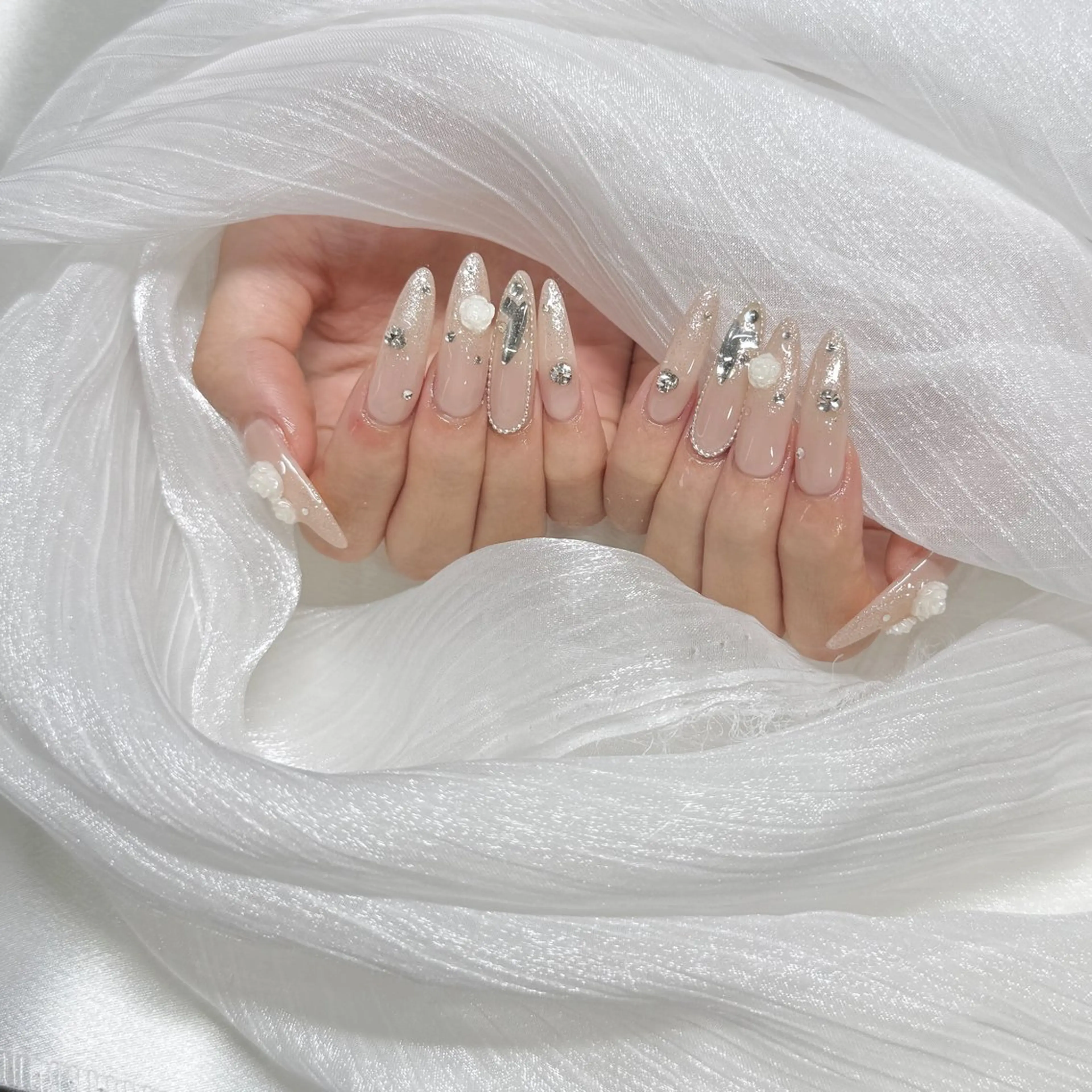 ネイル 長さ出し 持ち込み Twin Eight ネイル&まつ毛和泉市のマツエク・マツパデザイン