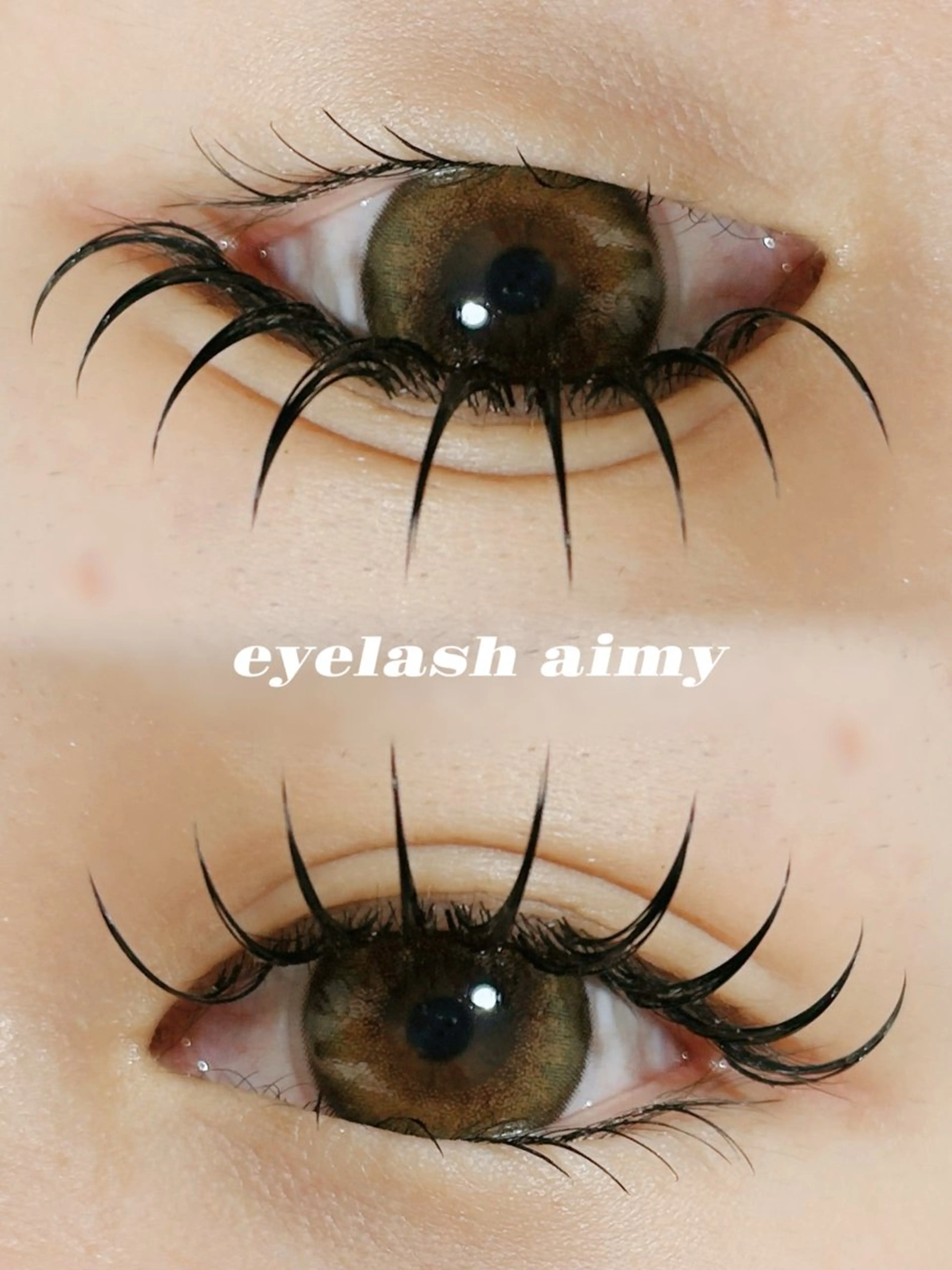 マツエク・マツパ バインドロック aimy 🎀Ayaka🎀のマツエク・マツパデザイン