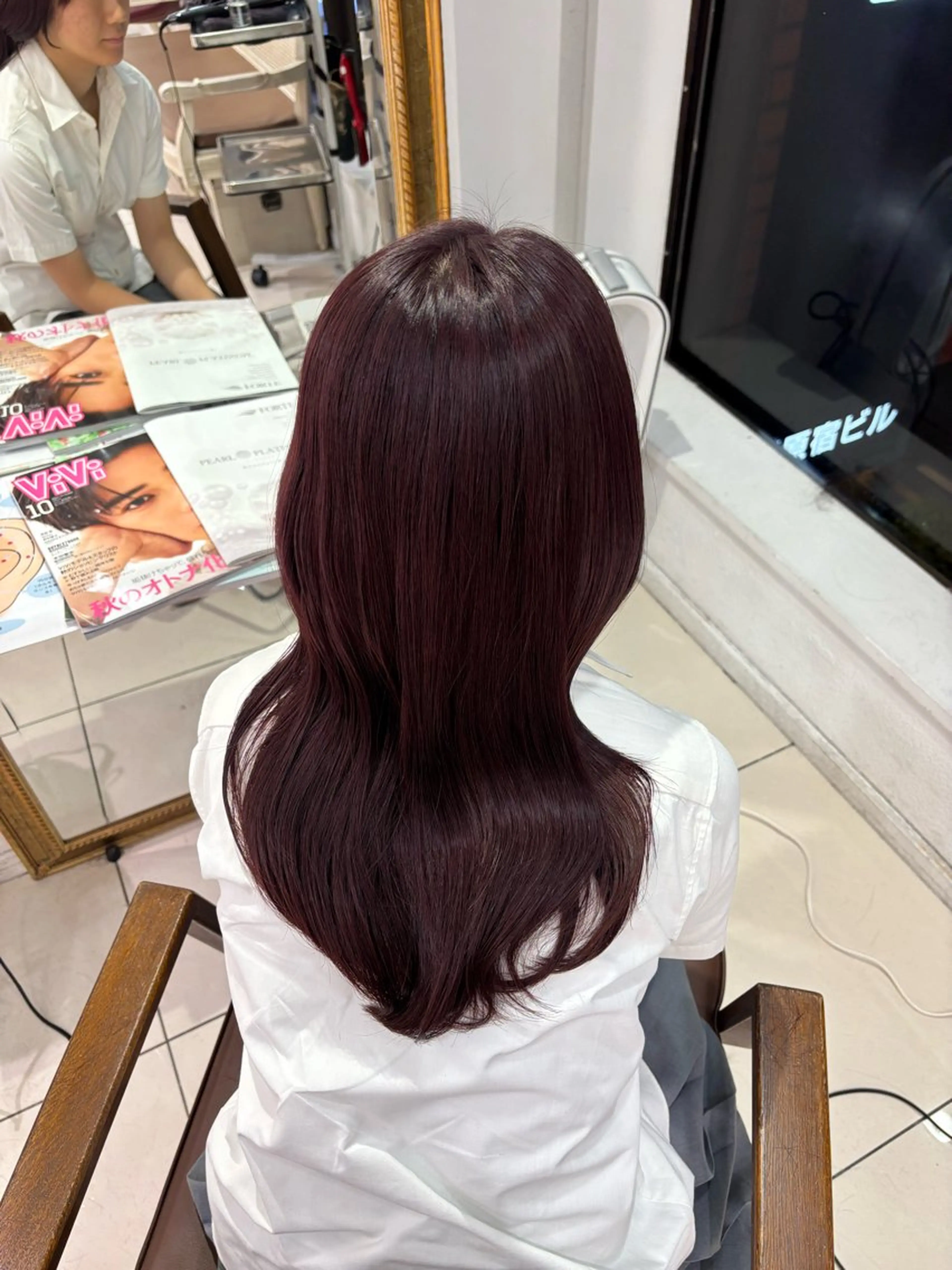 セミロング カット ヘアカラー トリートメント 縮毛・髪質改善🩰 mai🐰ྀི🤍のヘアスタイル