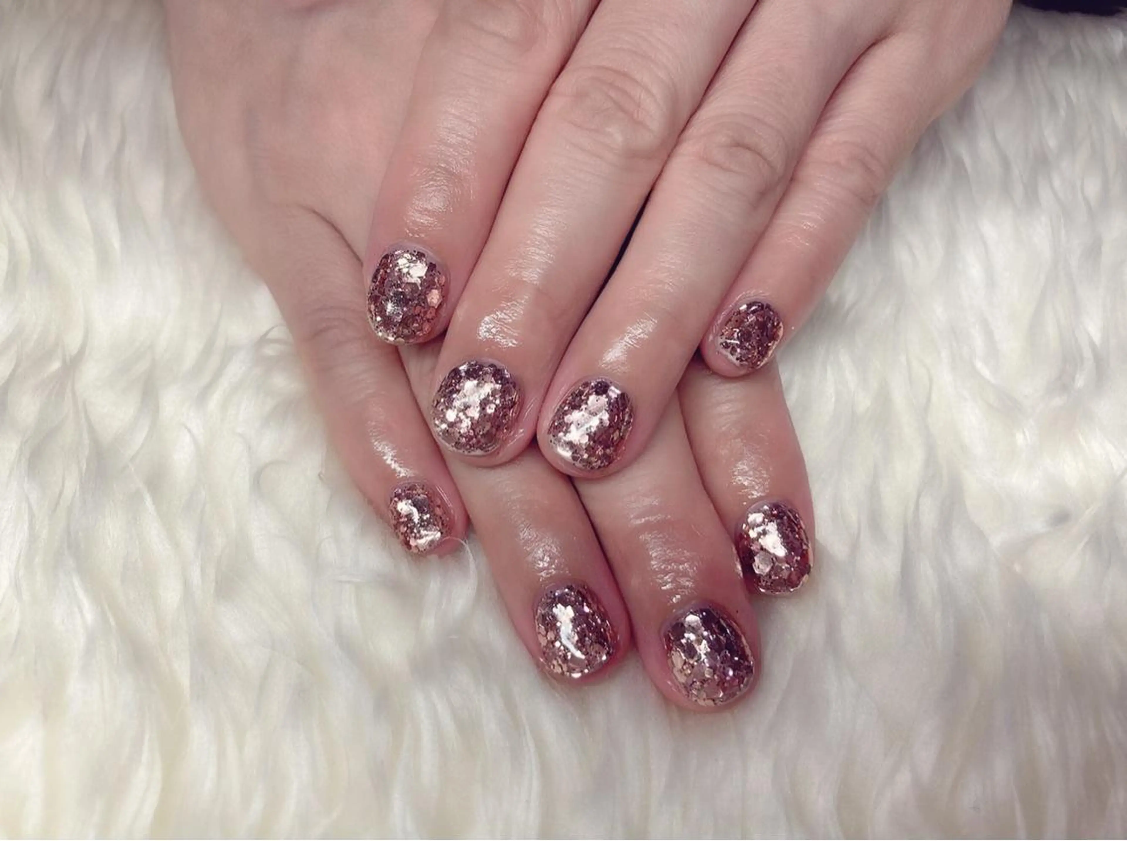 ネイル ジェルネイル キラキラネイル ラメ(グリッター) 持ち込み パラジェル Nail&eye Belire 新宿のネイルデザイン