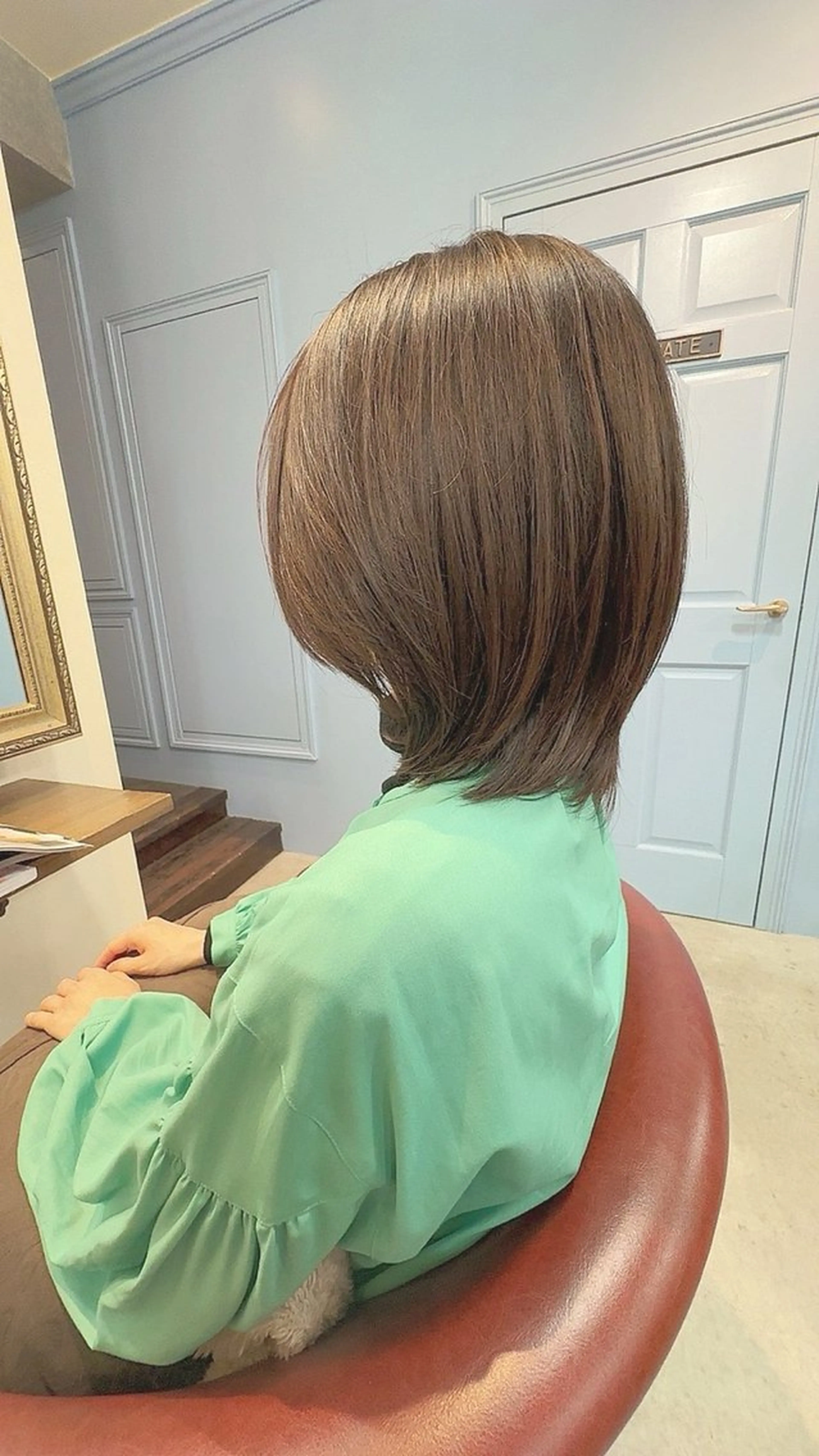 ミディアム カラー パーマ オーナースタイリスト 佐藤のヘアスタイル