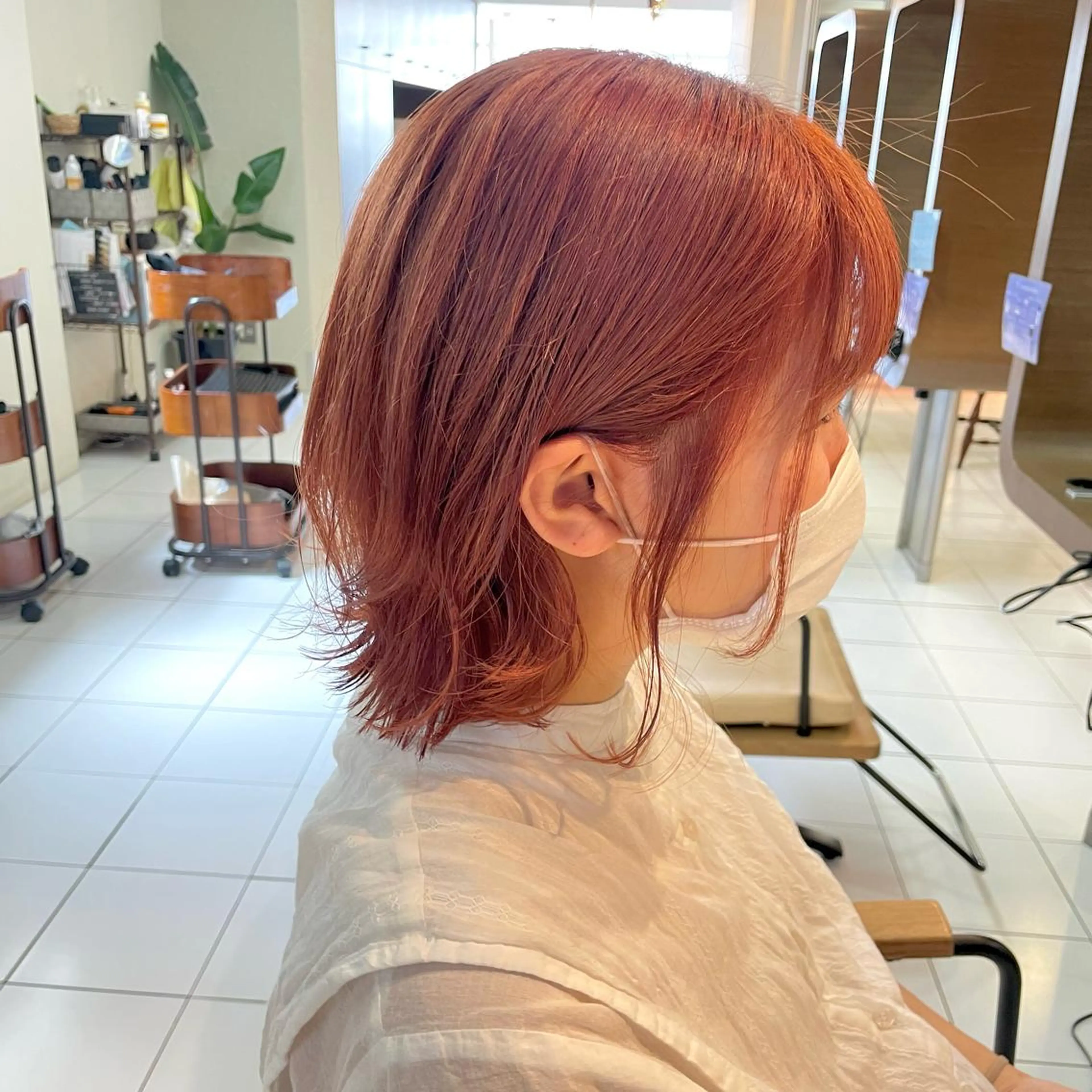 ミディアム カラー ブリーチ 透明感カラー/ 寺田千雅子のヘアスタイル
