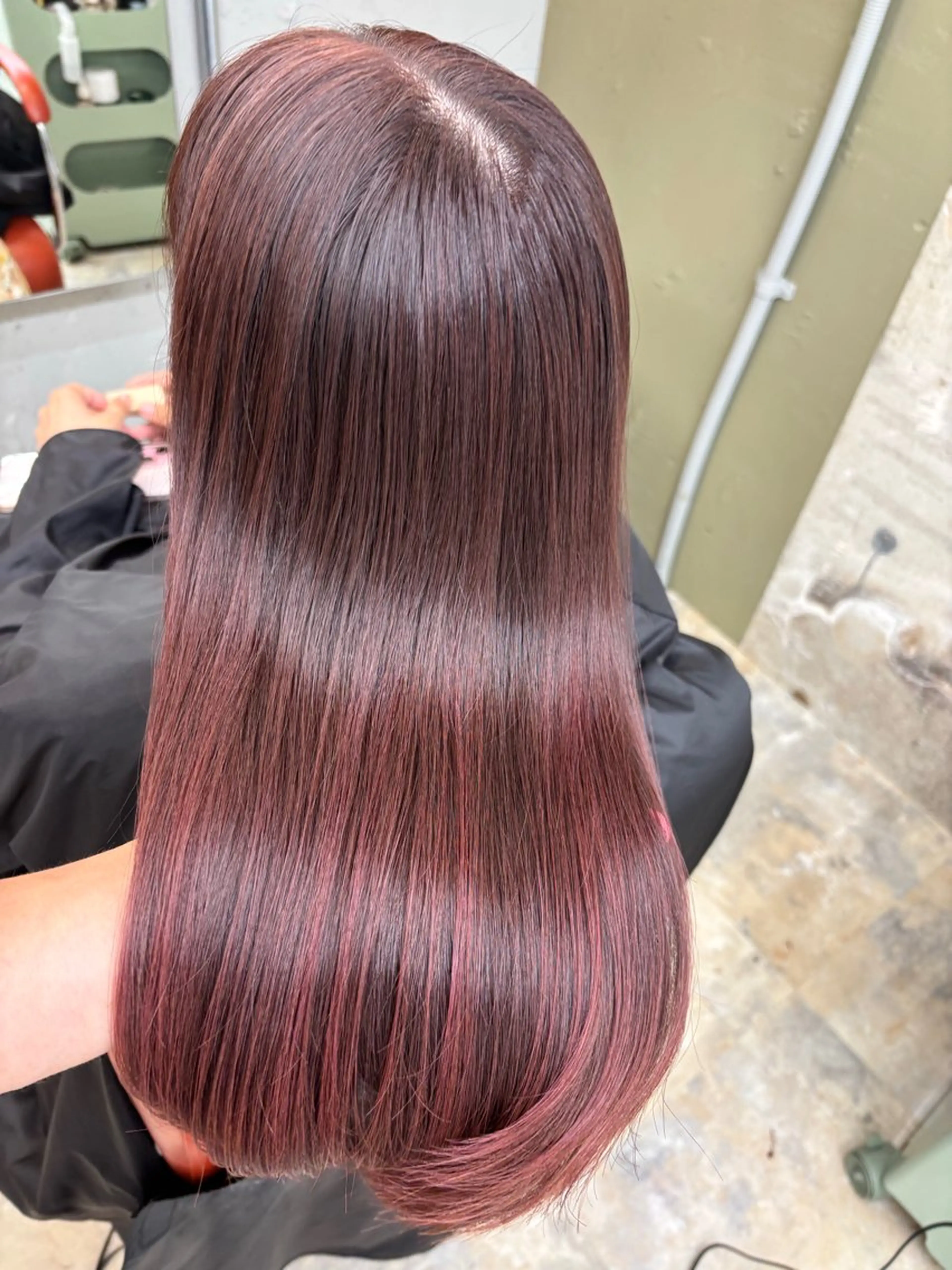 ロング 髪質改善 縮毛矯正 髪質改善/縮毛矯正 田中櫻のヘアスタイル