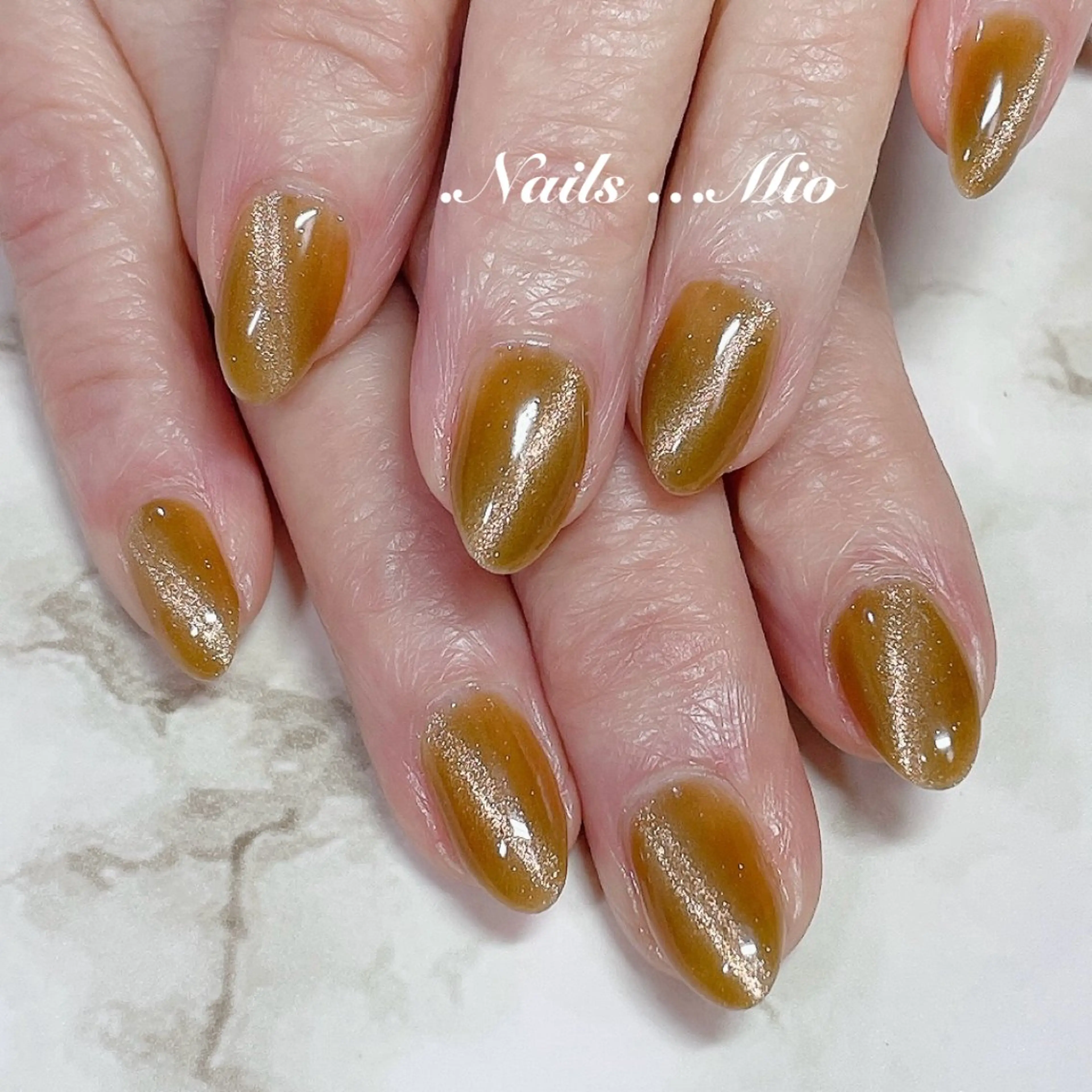 ネイル ジェルネイル マグネットネイル .Nails Mio 赤羽西ネイルサロンのネイルデザイン