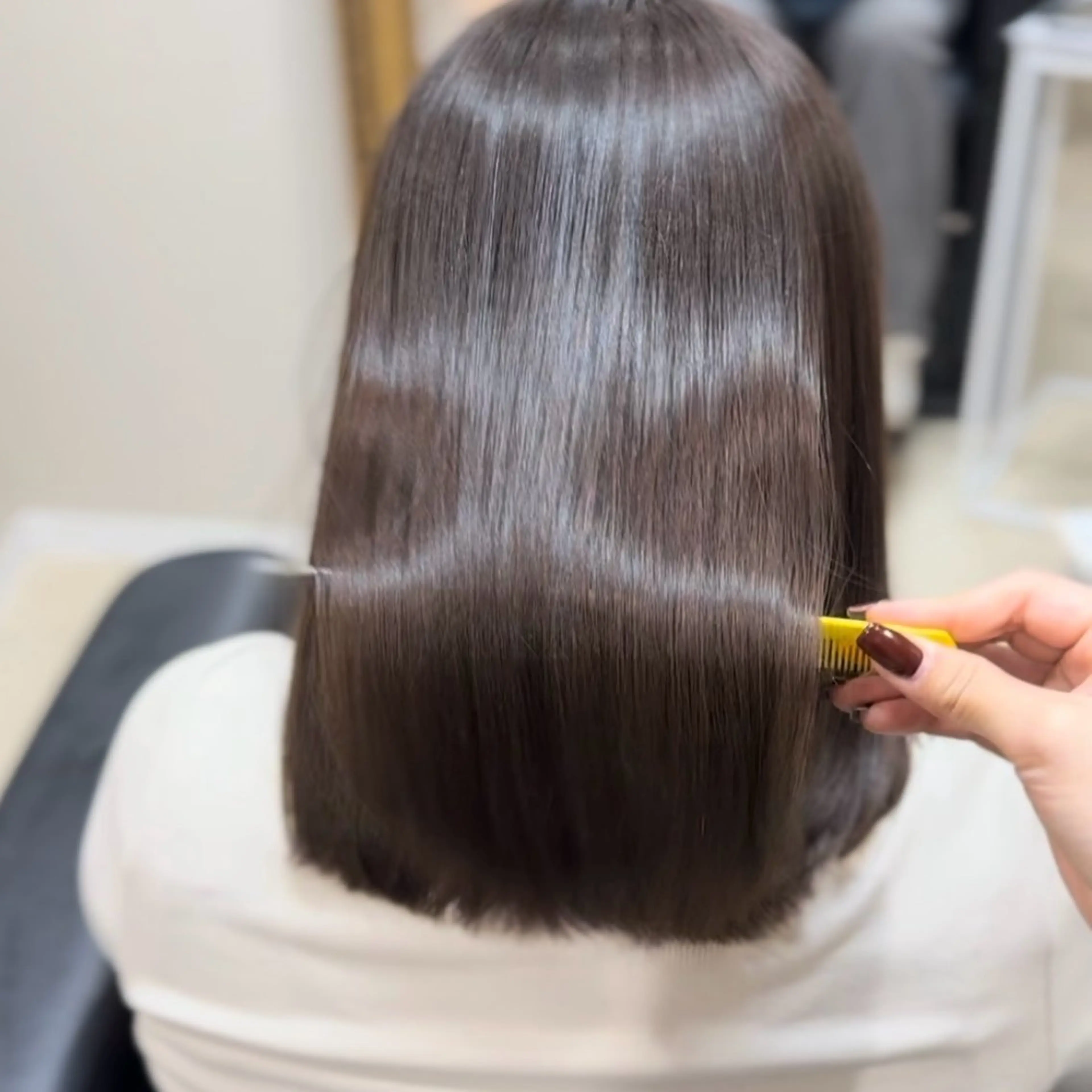 【SSランク🍂パサつき/広がり💦】カット、髪質改善ストレート、内部集中型トリートメントメントの写真