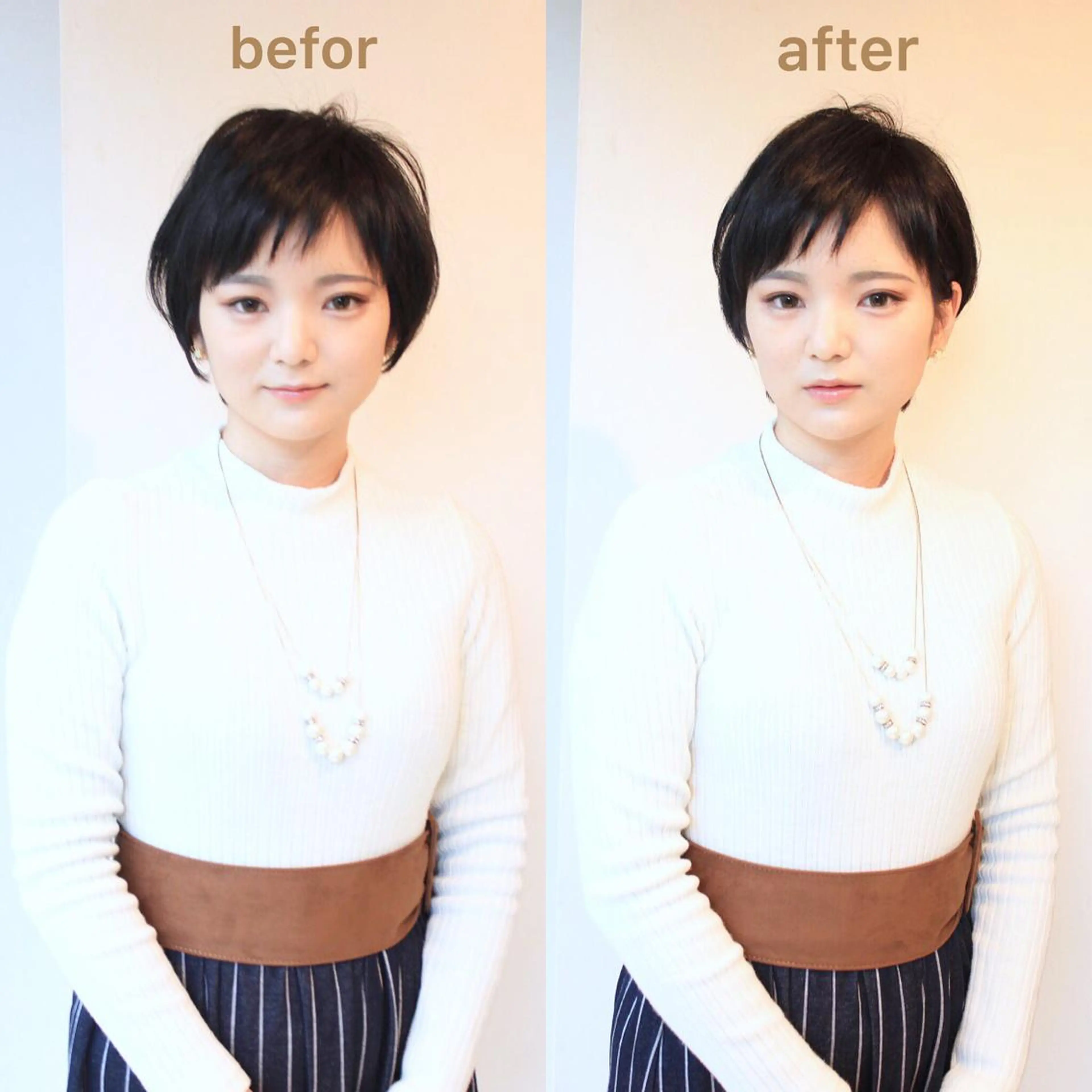 ショート 河野 薫のヘアスタイル