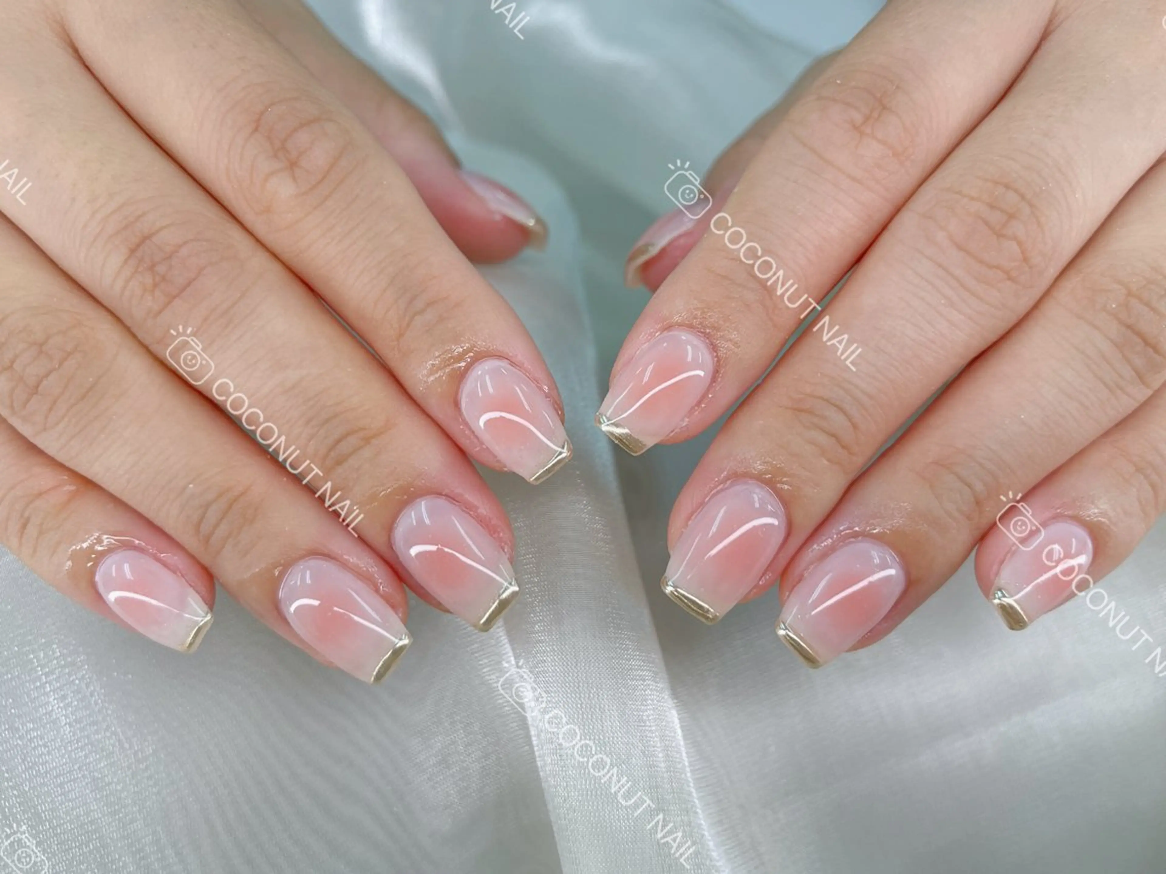 ネイル ハンドネイル 神田 ココナッツのネイルデザイン