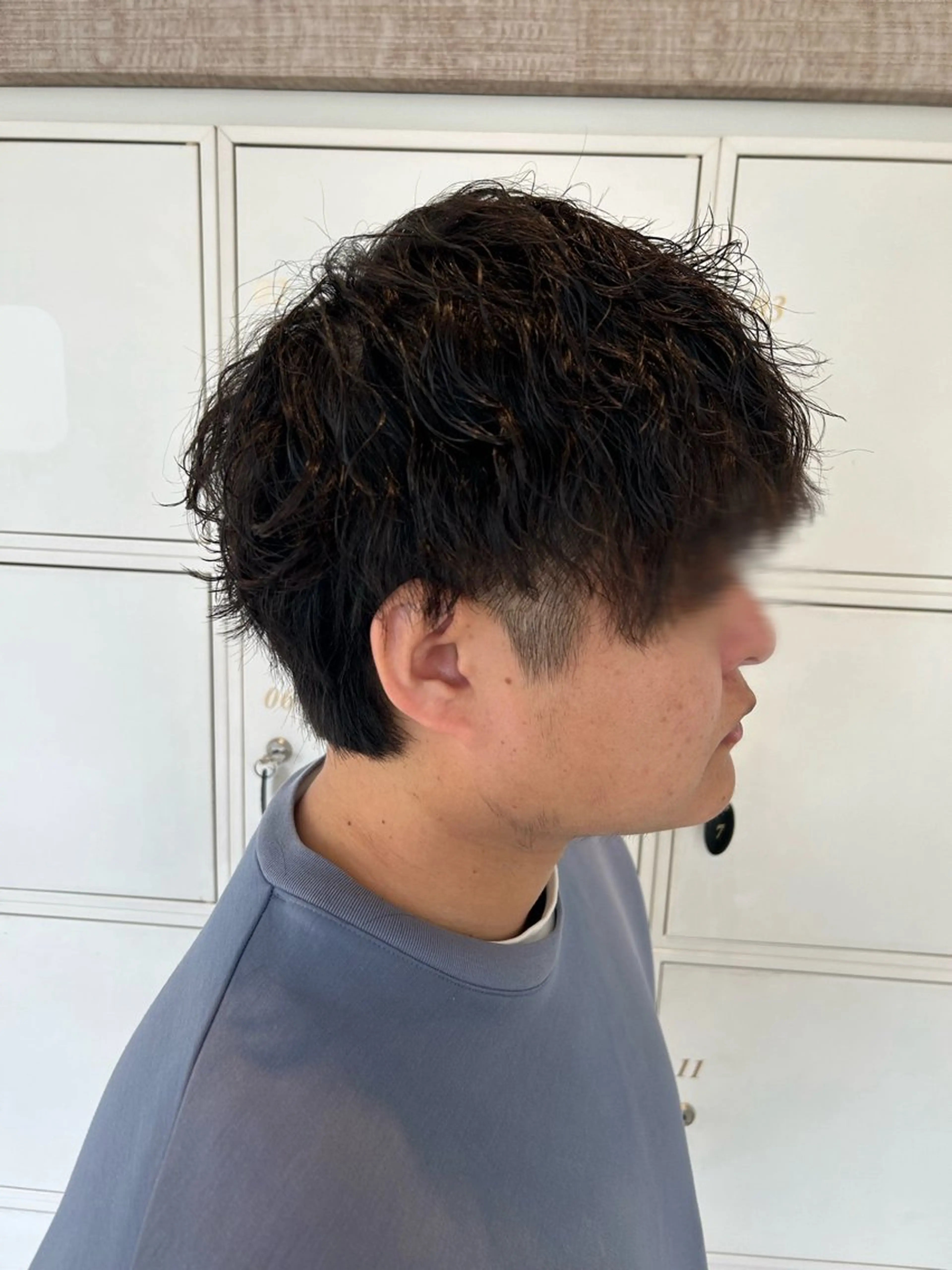 メンズ メンズパーマ メンズツイストパーマ 波巻きパーマ ツイストパーマ カネコ ワカナのヘアスタイル