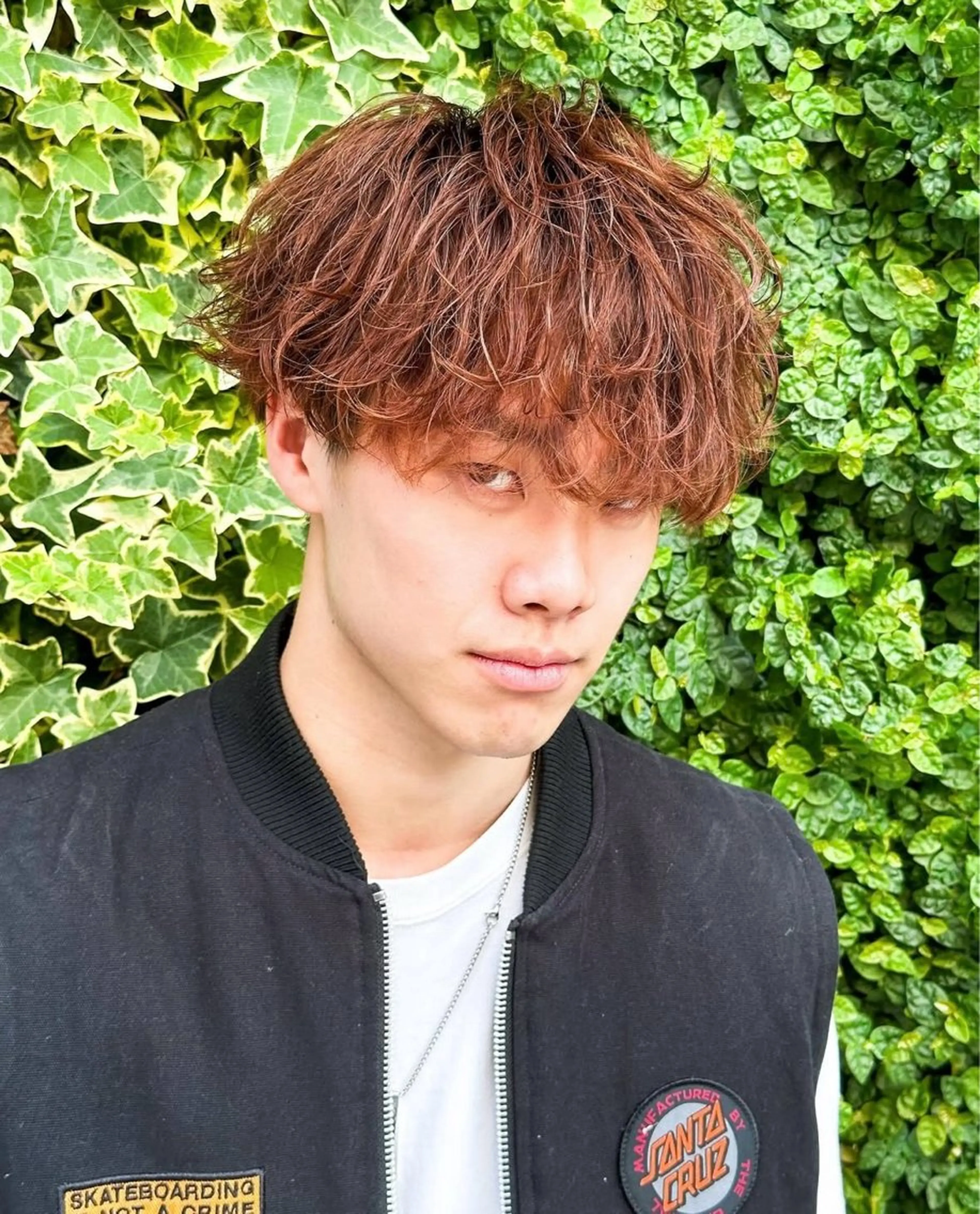 ショート メンズ マッシュ 似合わせパーマ🔥 河浪  大智のヘアスタイル