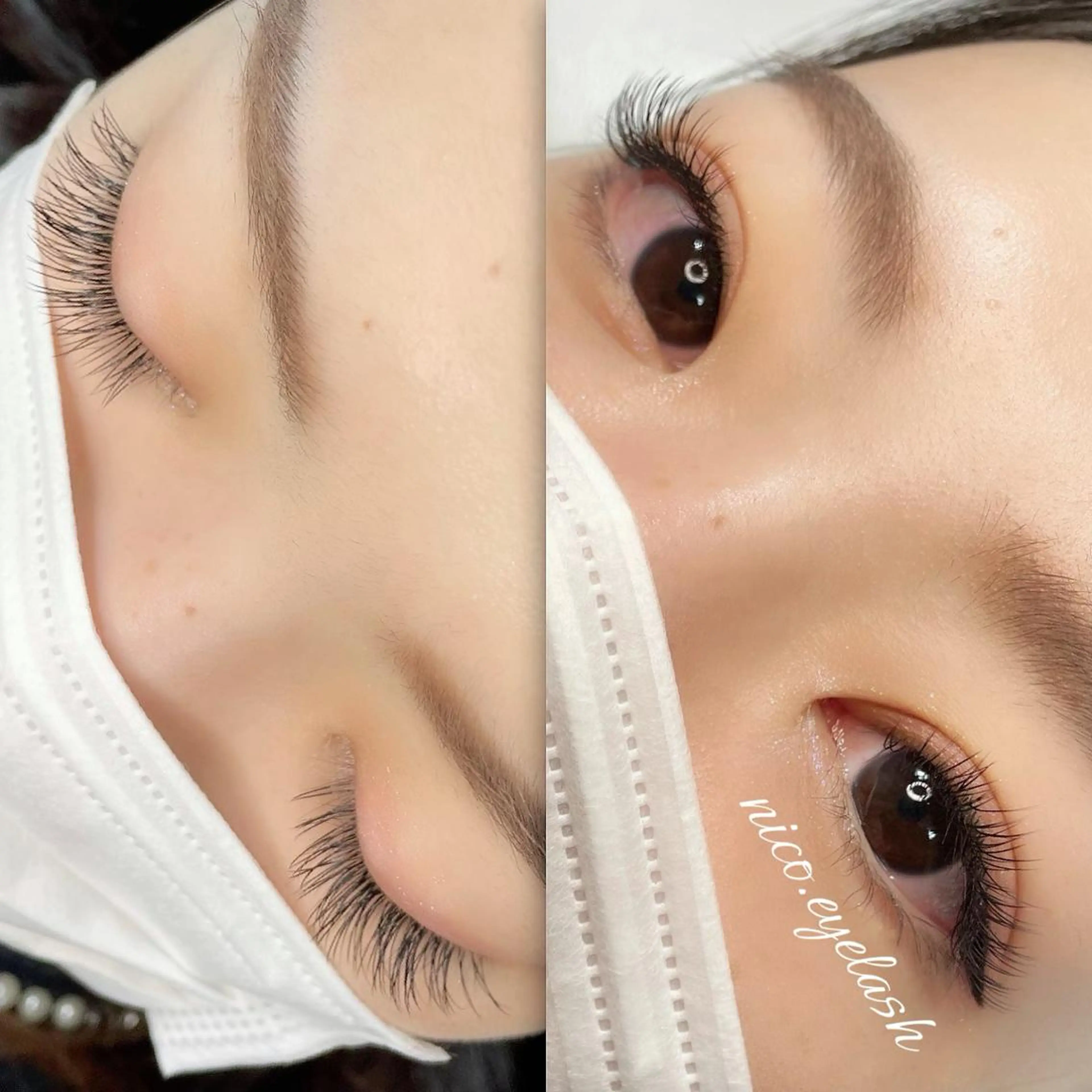 マツエク・マツパ フラットラッシュ 井上 えりなのマツエク・マツパデザイン