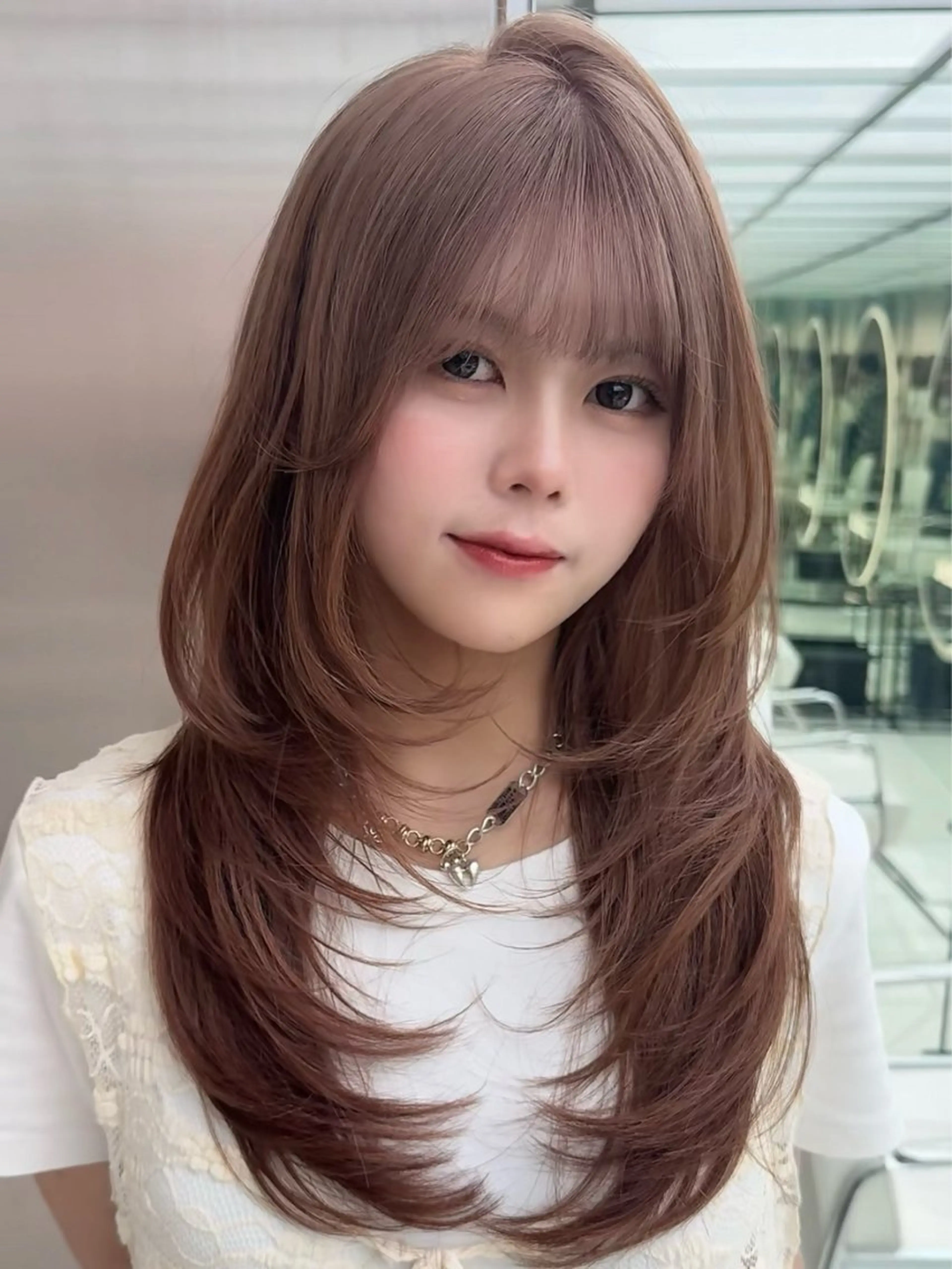 ロング カラー ブリーチ ケアブリーチ ヘアカラー REDEAL SHIBUYA所属・Rino/ハイトーン /ミルクティーカラーのヘアスタイル