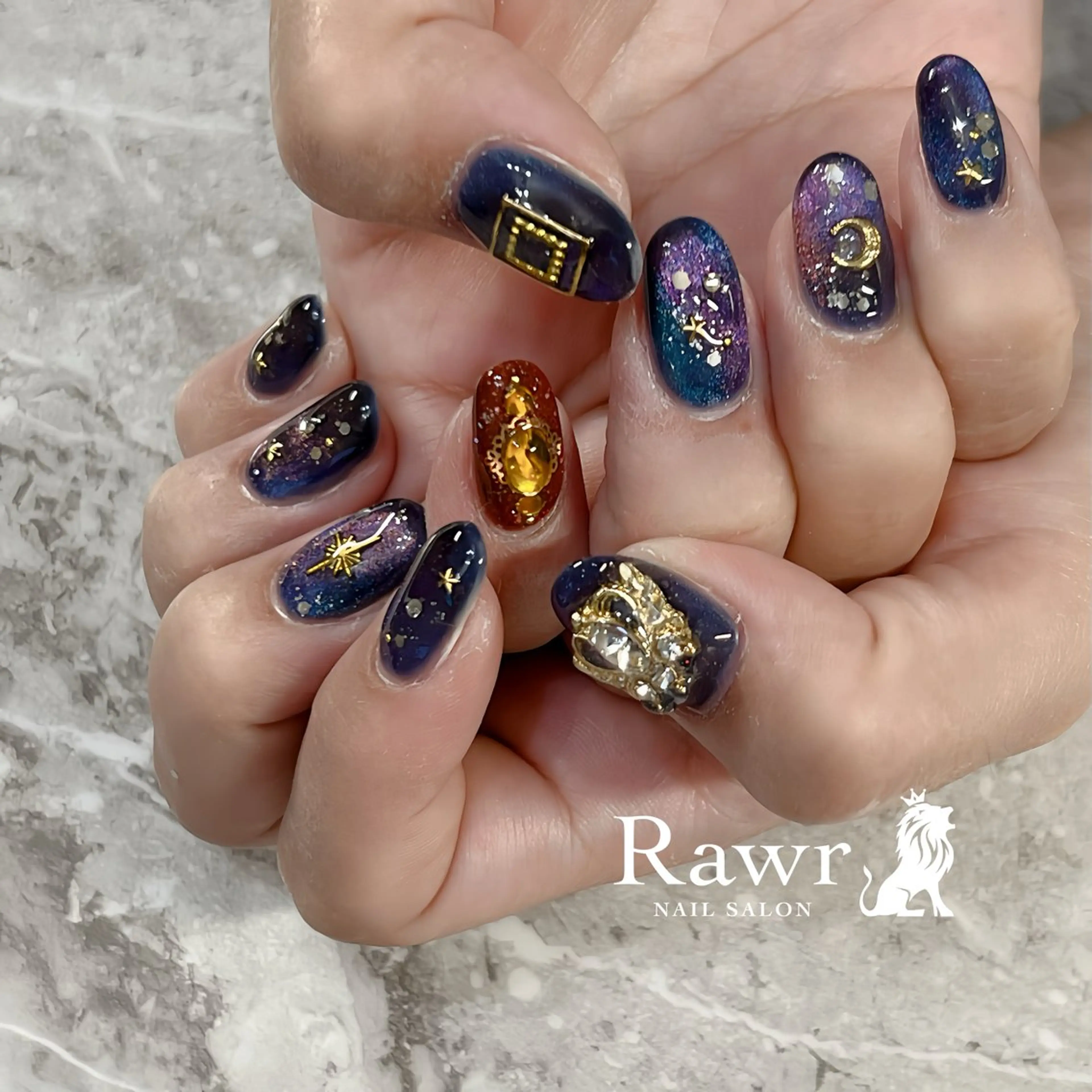 ネイル ハンドネイル Rawr / saoriのネイルデザイン