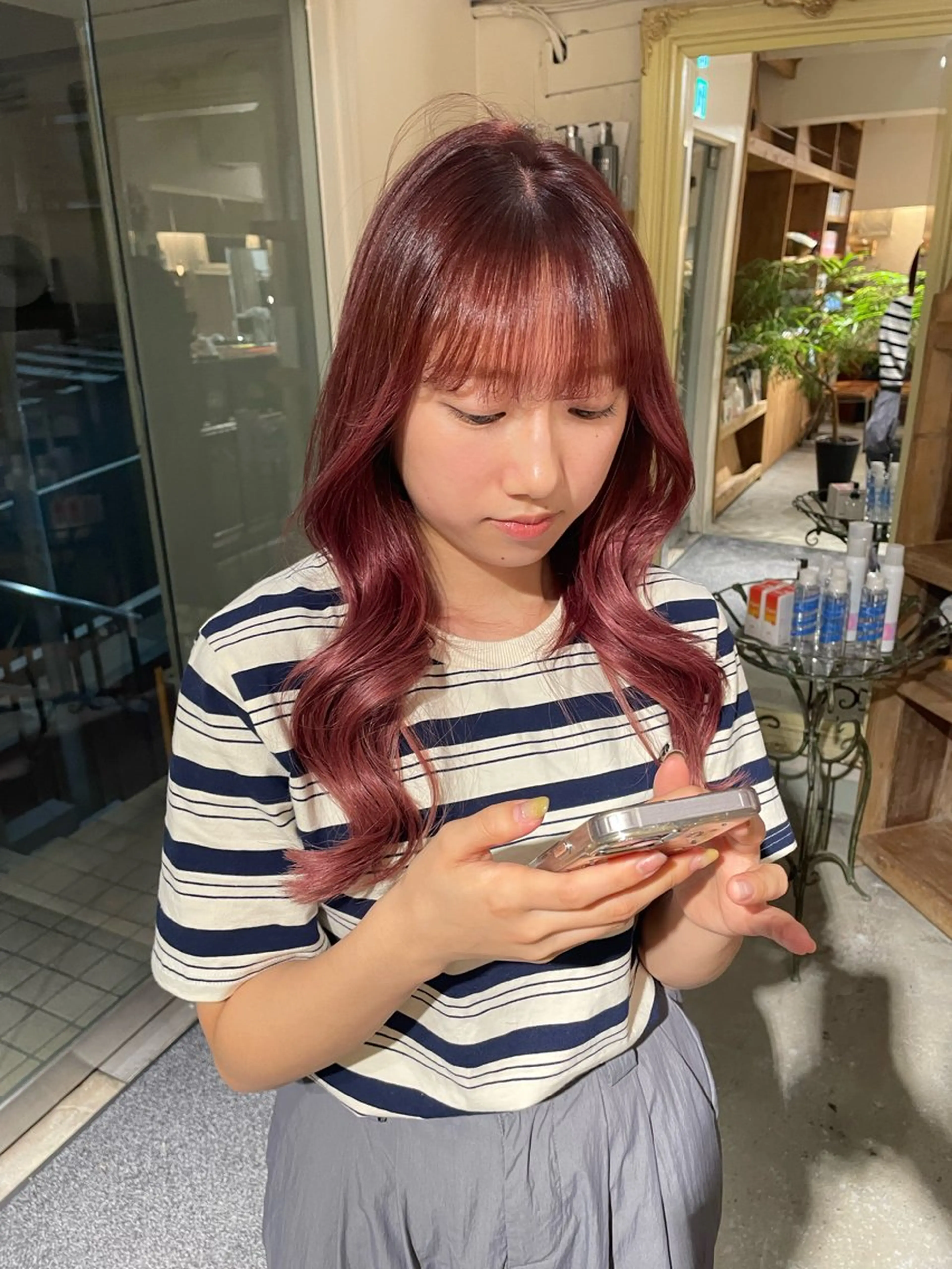 ロング カラー ヘアカラー 透明感カラー🫧/ レイヤー/髪質改善のヘアスタイル