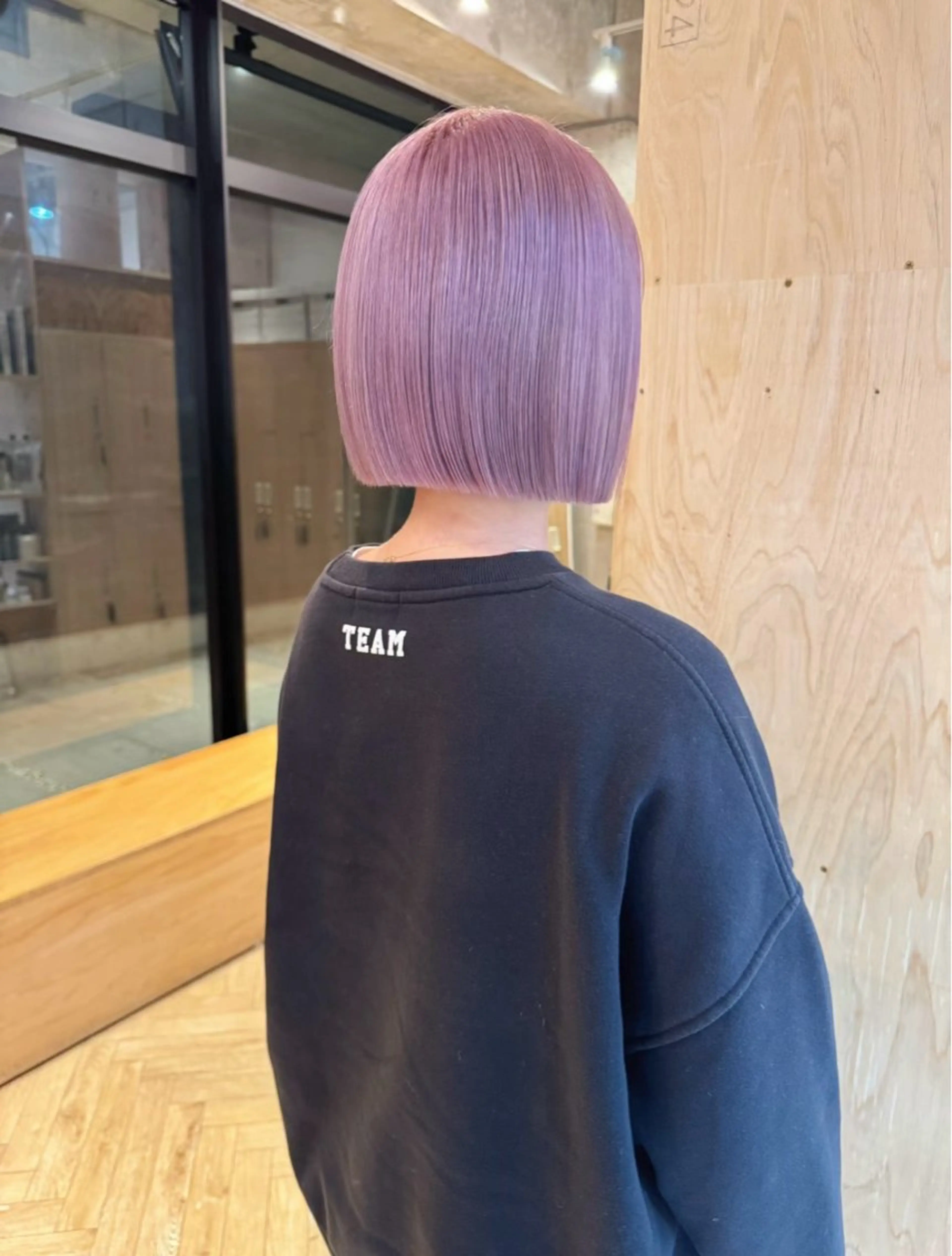 ショート カラー ブリーチ ダブルカラー ヘアカラー トリートメント ヘッドスパ ayaka/暖色 /ニュアンスボブのヘアスタイル