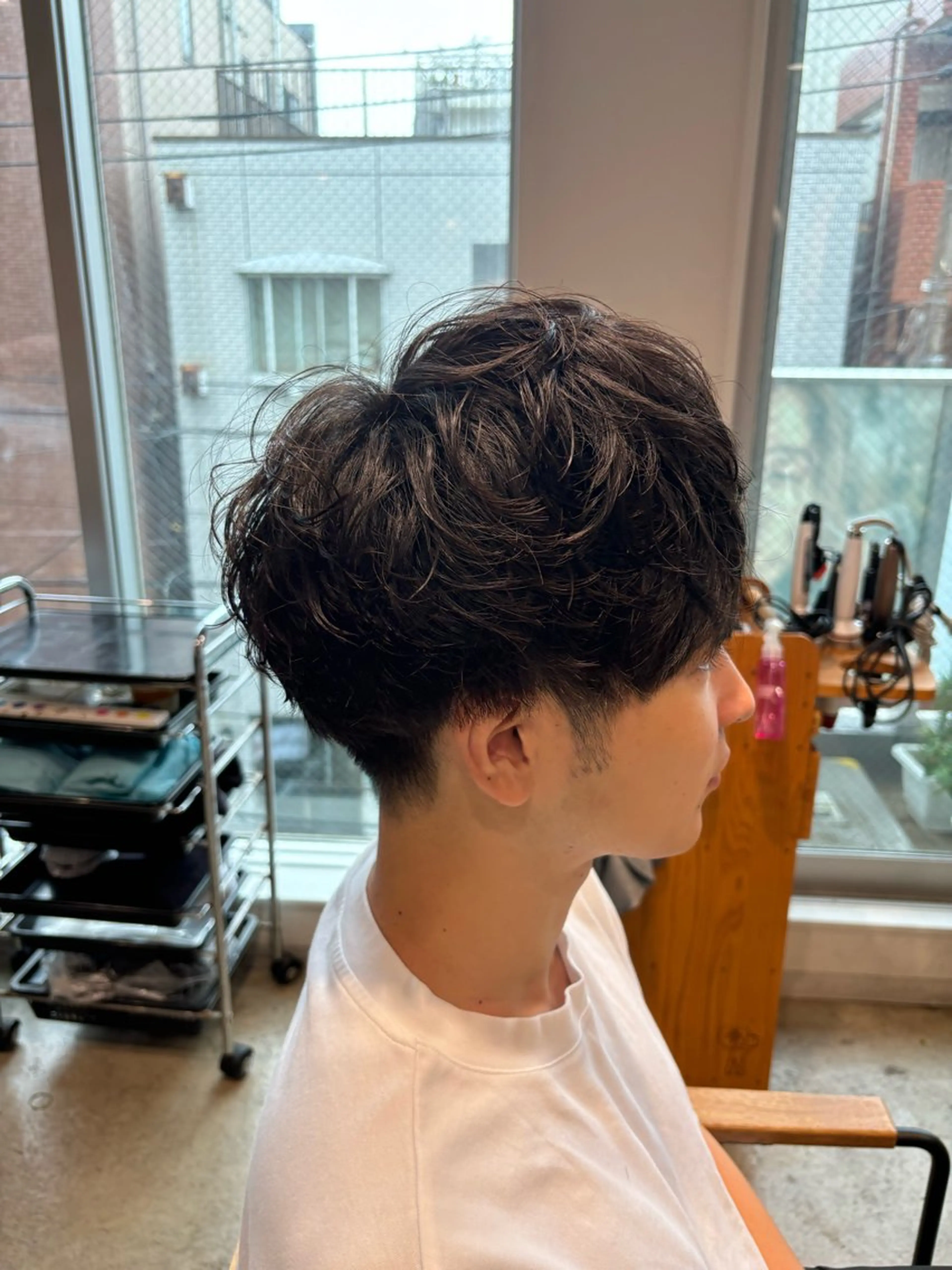 パーマ メンズ みつけ／メンズカット メンズパーマ🦔のヘアスタイル