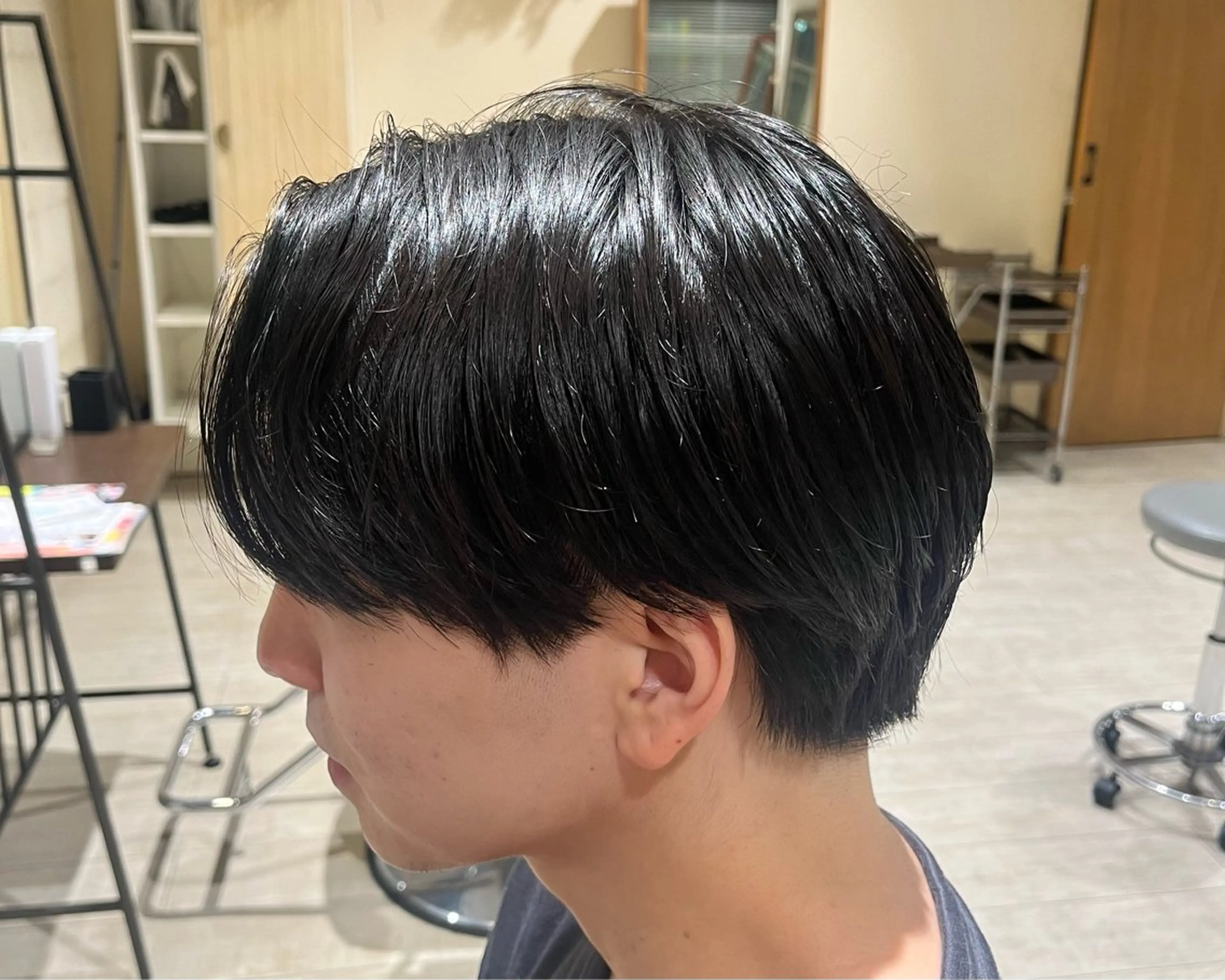 メンズ センターパート 刈り上げ カット さとう ちほみ🐼のヘアスタイル