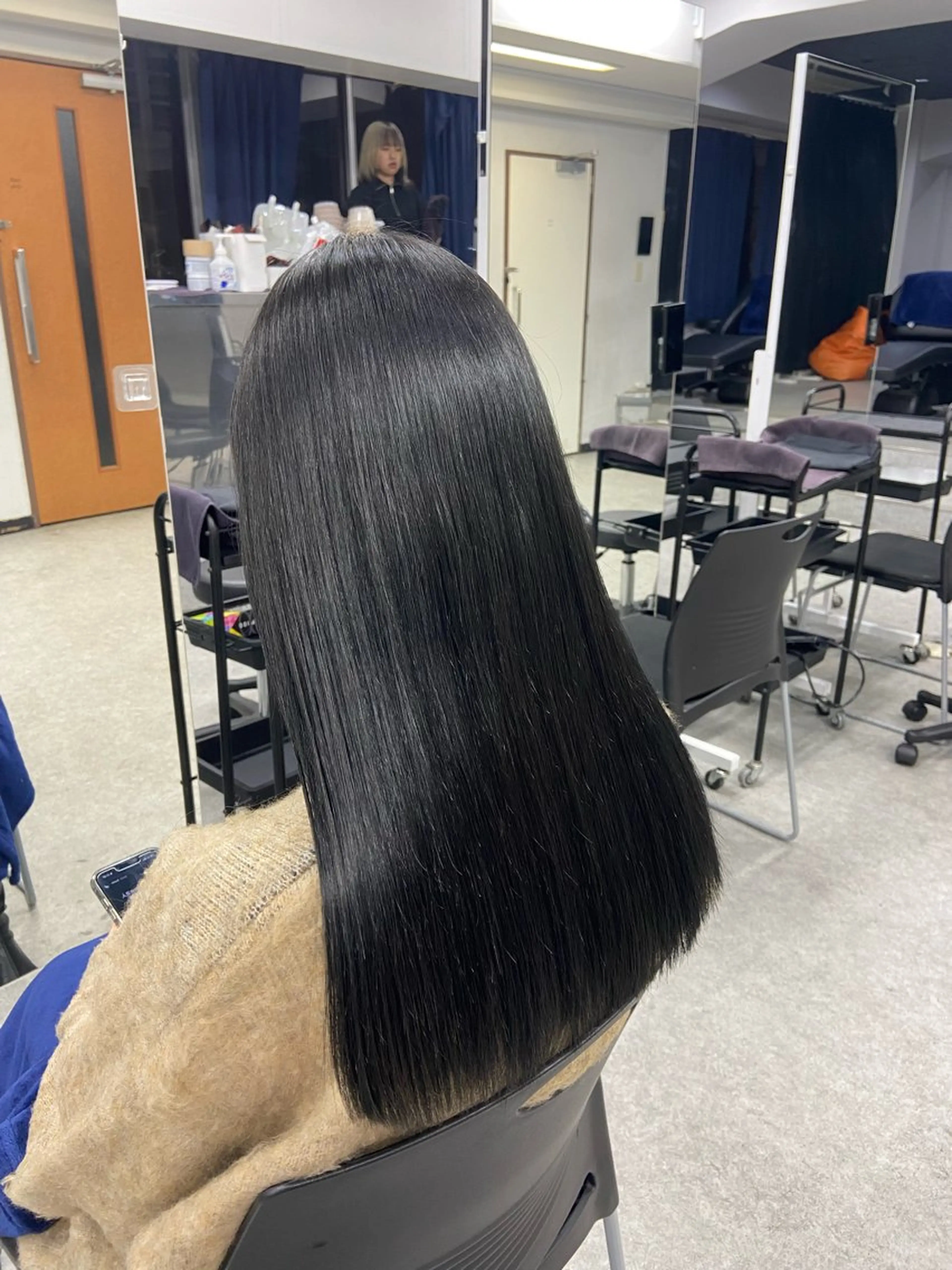 セミロング カラー ヘアアレンジ Over hair_ misakiのヘアスタイル