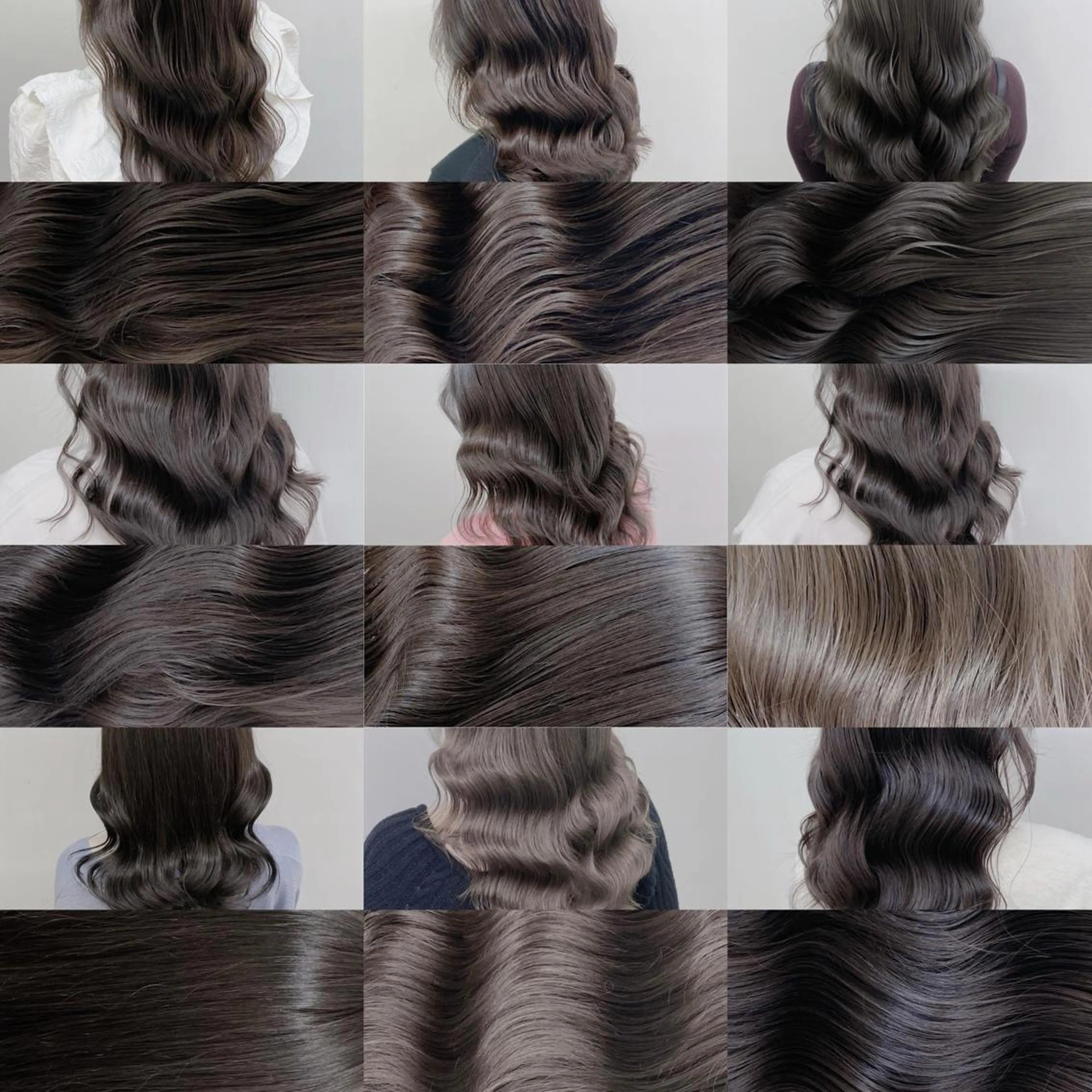 セミロング カラー ヘアアレンジ グレージュ ヨシンモリ カット ヘアカラー トリートメント ヘッドスパ ヘアセット ARiA by ECLART所属・💖韓国ヘアの匠 💖TAKUMI💖のヘアスタイル