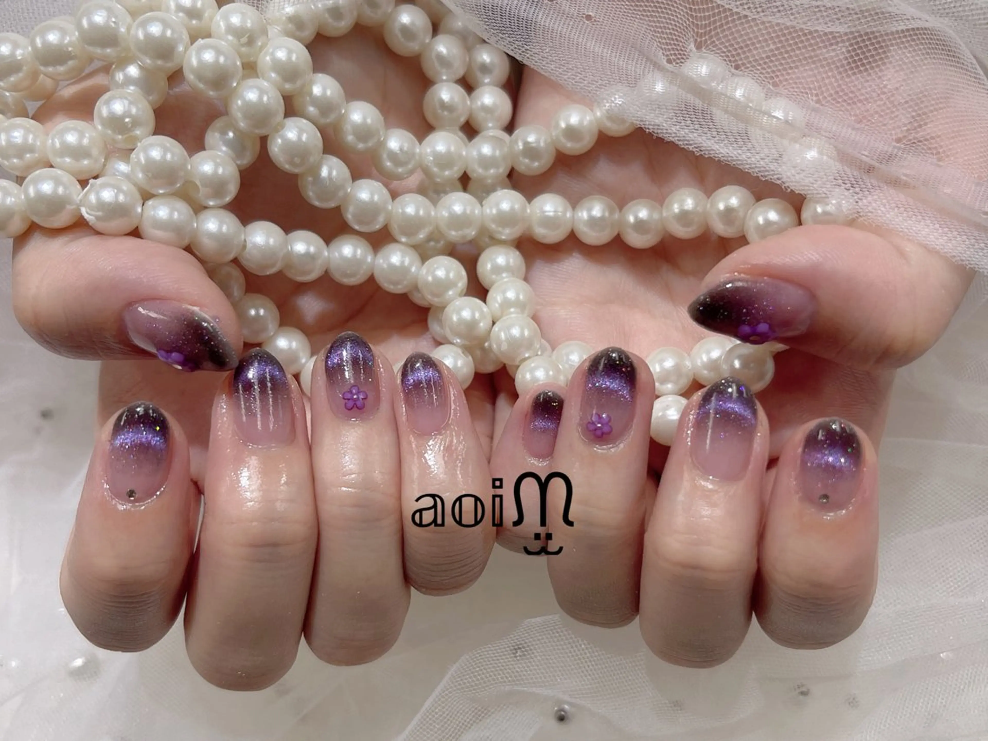 ネイル 葵うさぎ AIのネイルデザイン