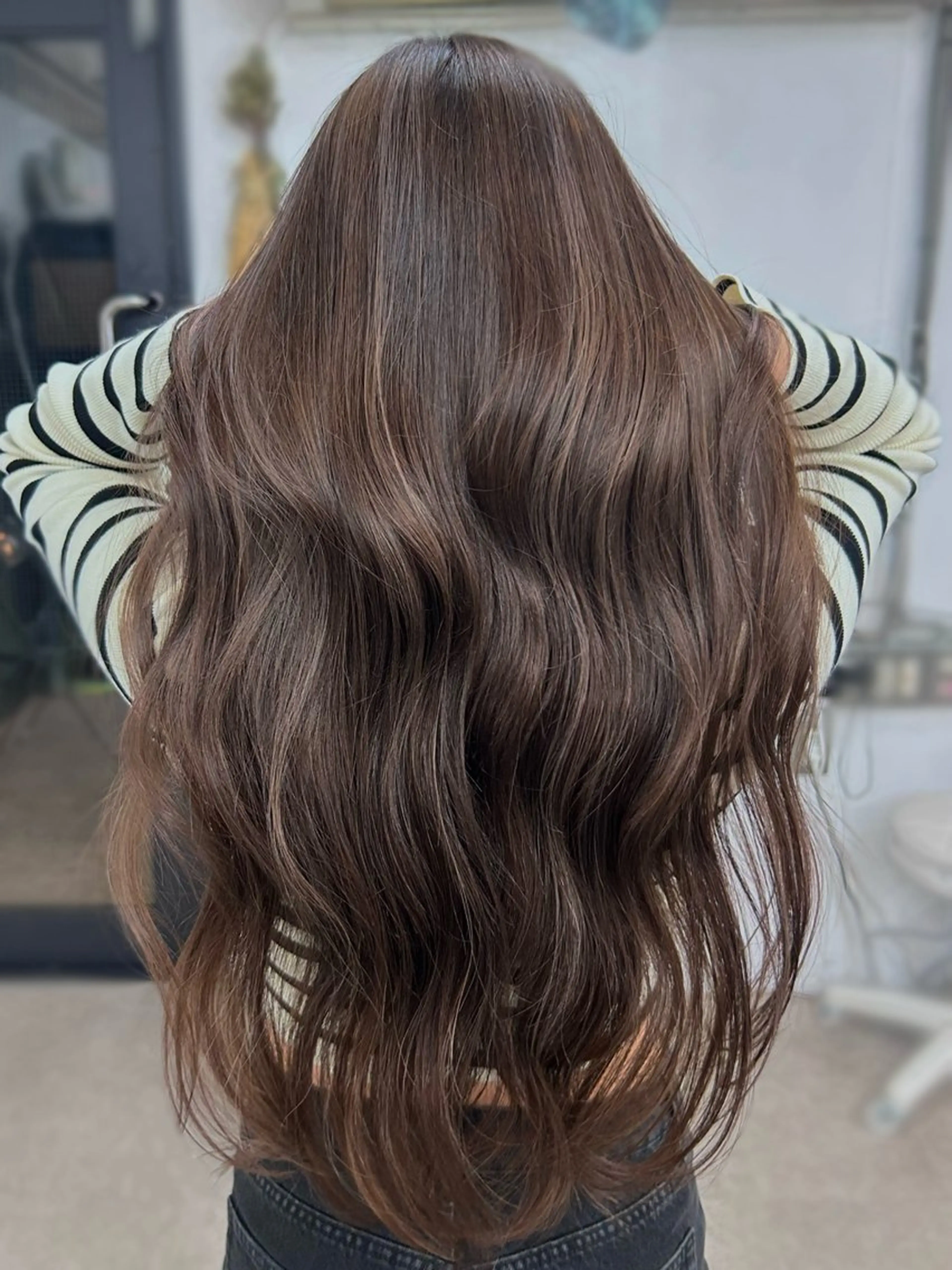ロング カラー ブリーチ ハイライトカラー ハイライト ヘアカラー ハイライト/レイヤー 河原町/Manatoのヘアスタイル