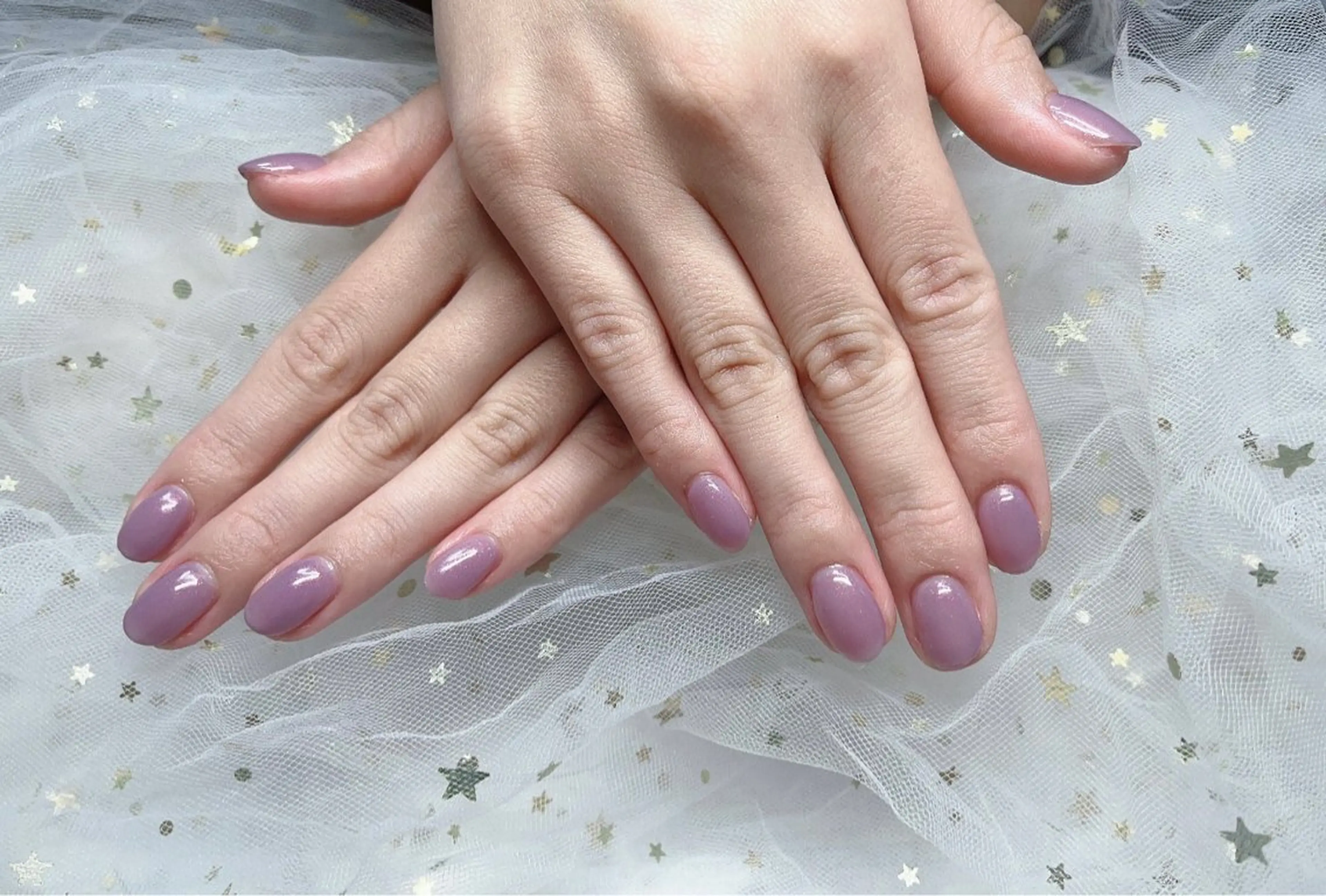 ネイル ワンカラーネイル Azel nail 伊野麗のネイルデザイン