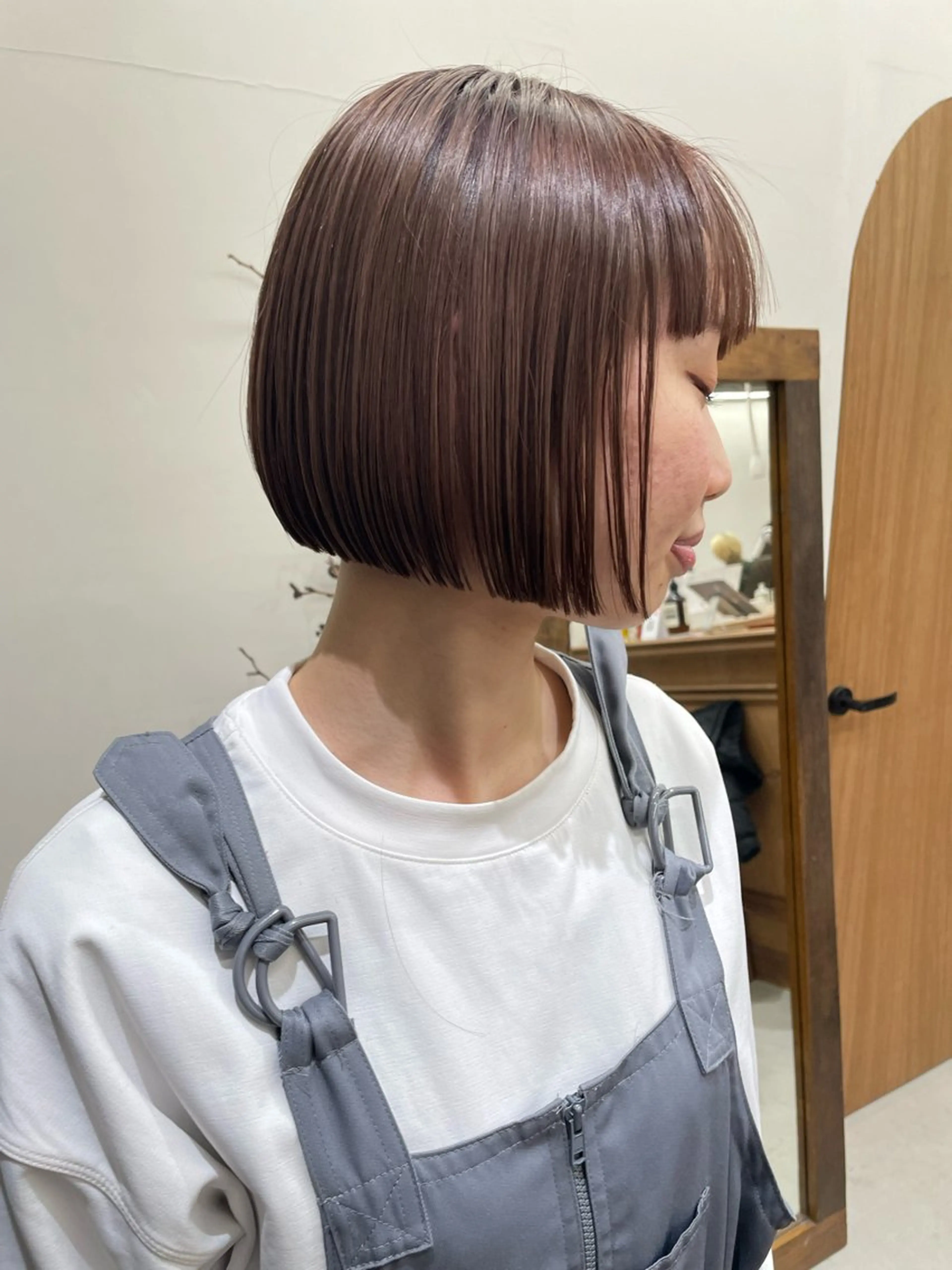 ミディアム カラー パーマ ヘアアレンジ メンズ カット ヘアカラー トリートメント tatsumi/ボブ ウルフ/レイヤーのヘアスタイル