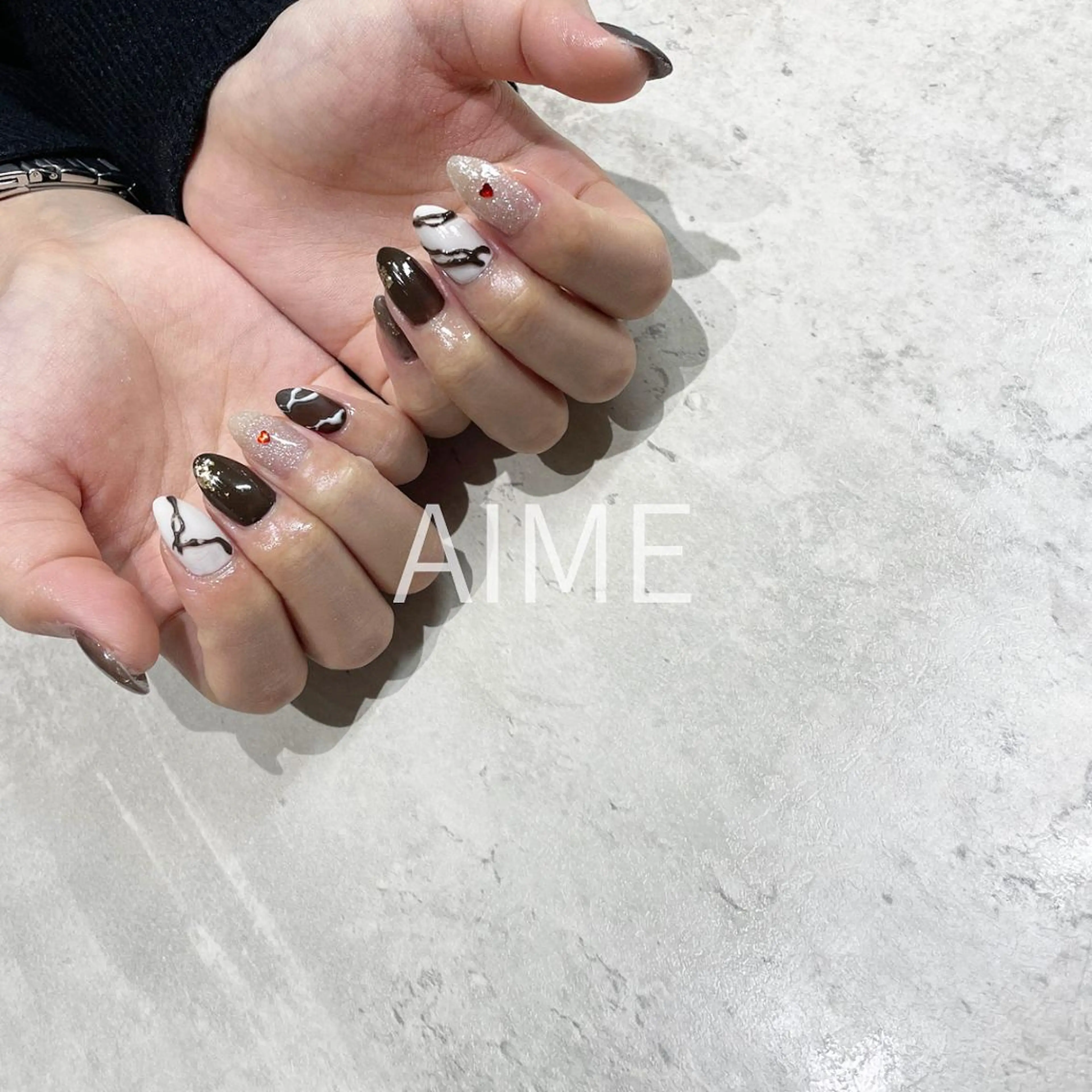 ネイル ハンドネイル AIME （momo）のネイルデザイン