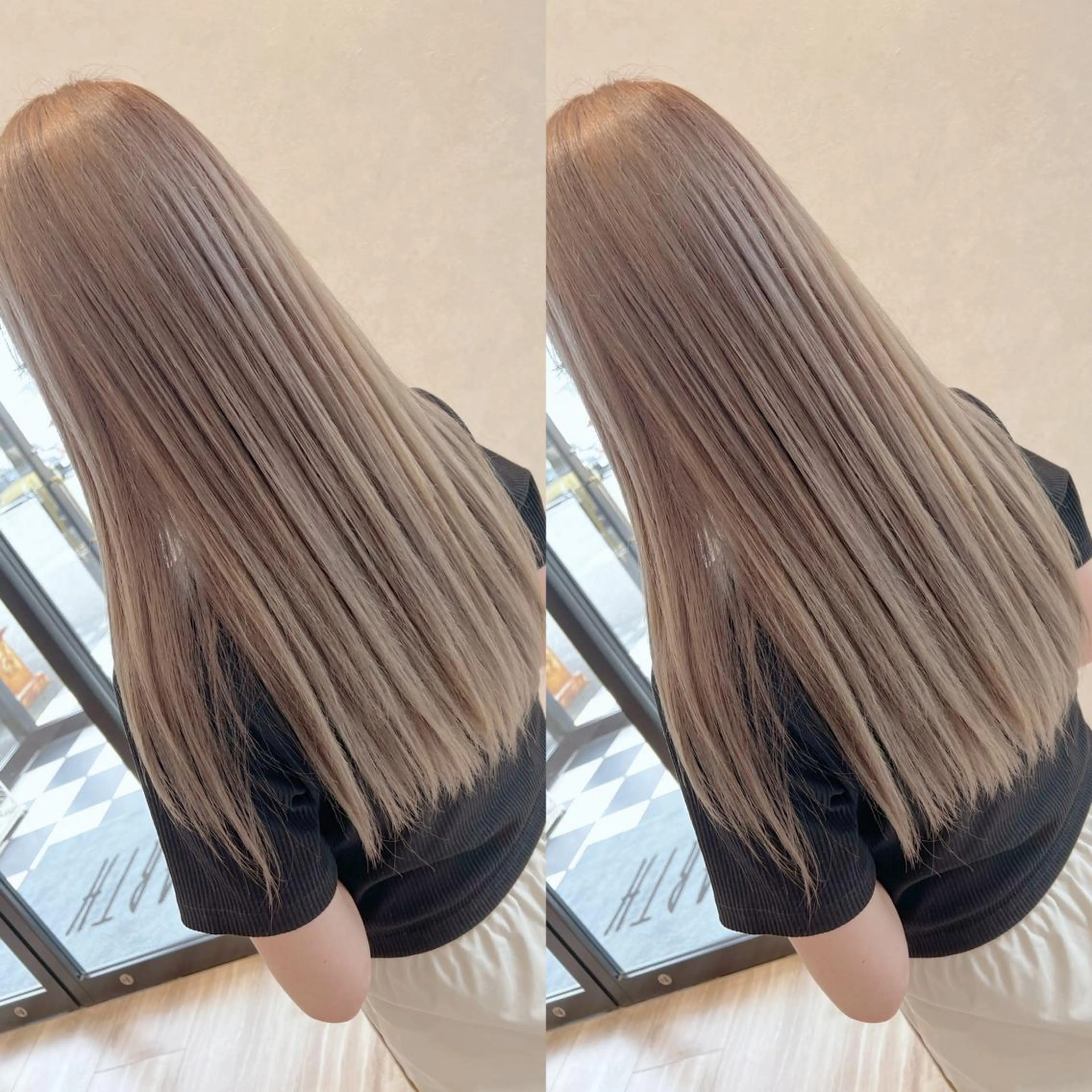 💫ダメージレス艶髪ハイトーン💫カット＋ブリーチカラー＋プレミアム髪質改善トリートメント💫¥19800💫の写真