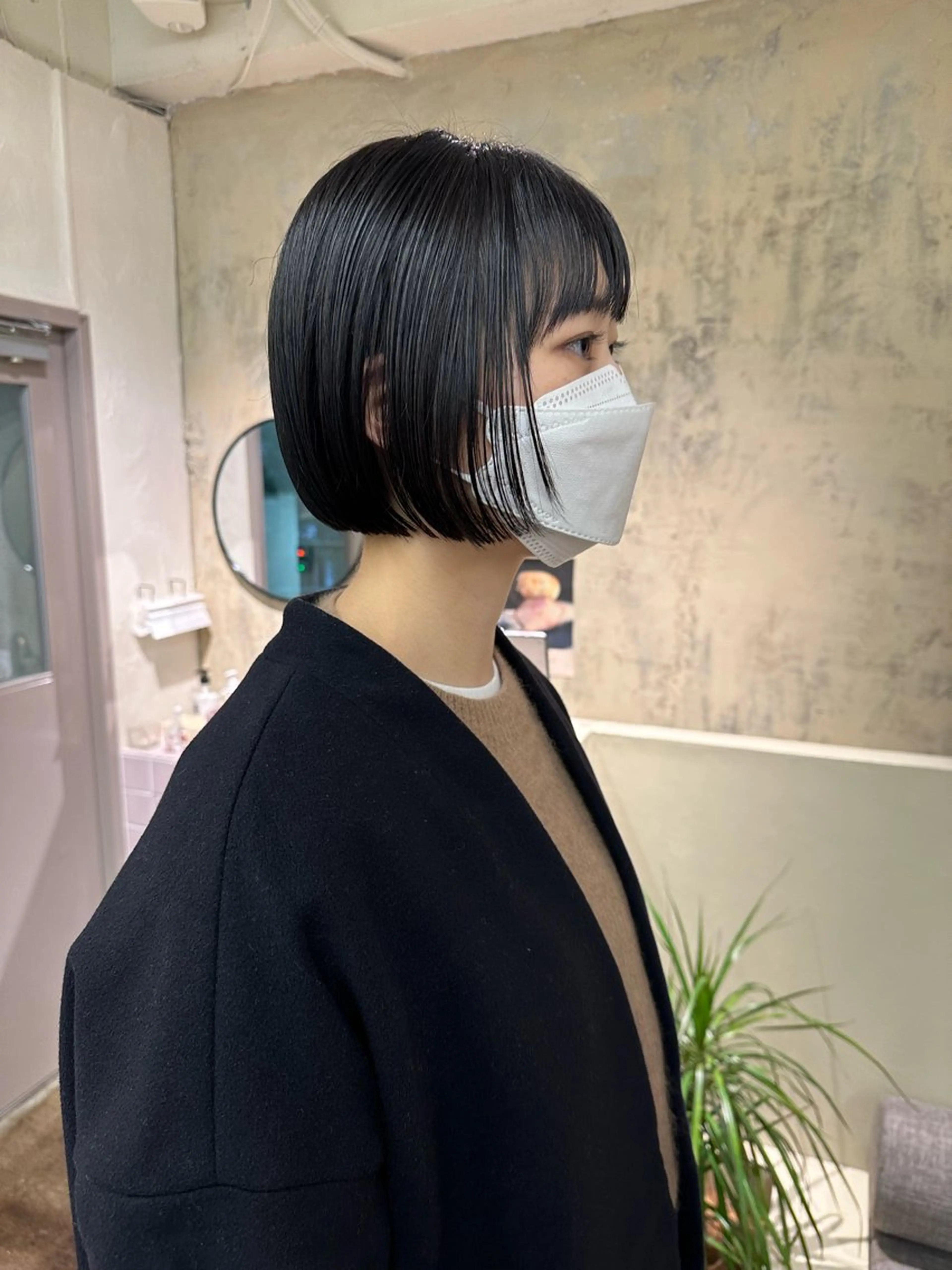 ショート カラー ボブ yupi🐈‍⬛ レイヤー/パーマのヘアスタイル