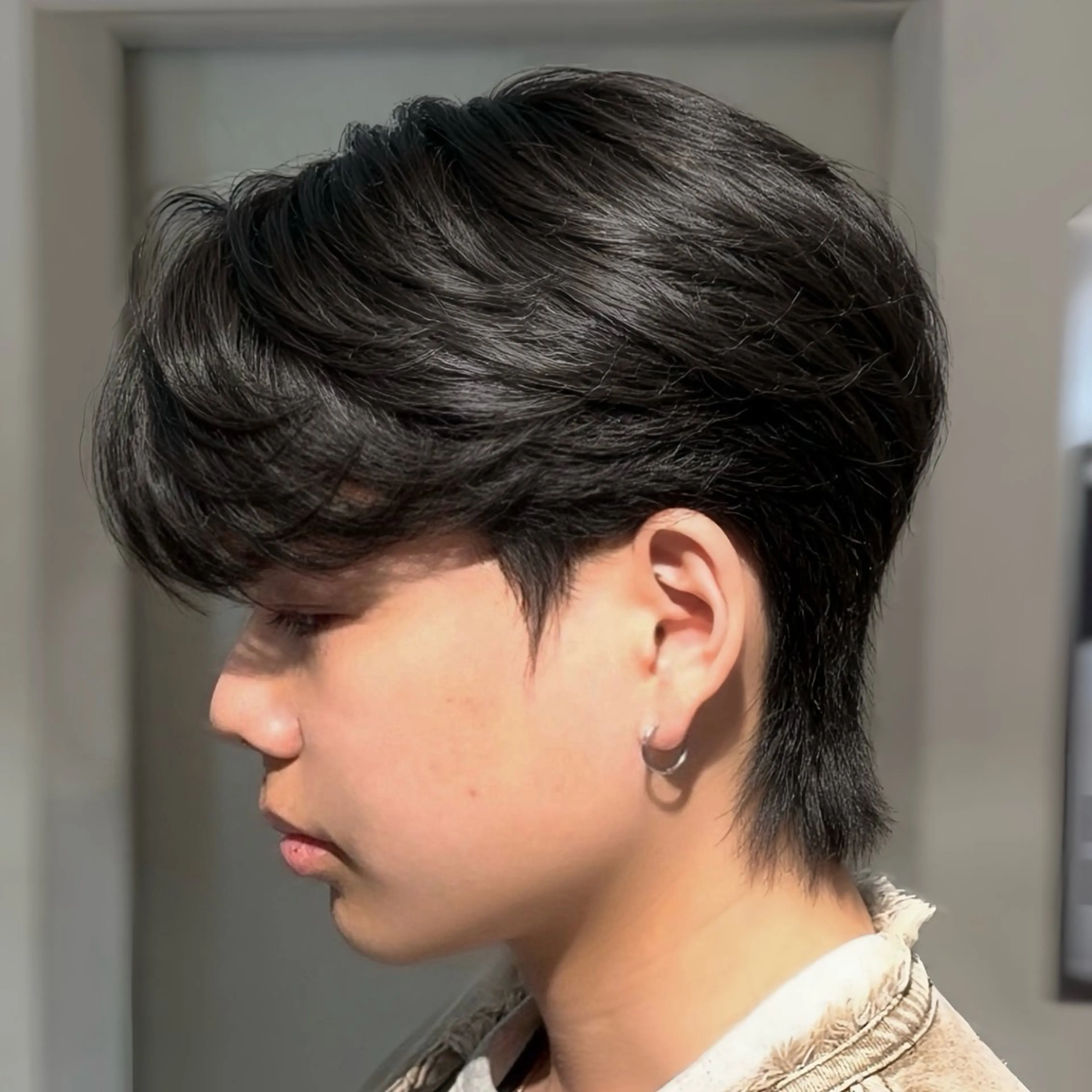 ミディアム パーマ メンズ カット パーマ トリートメント 吉祥寺/ダウンパーマ メンズ韓国ヘア/桑本のヘアスタイル