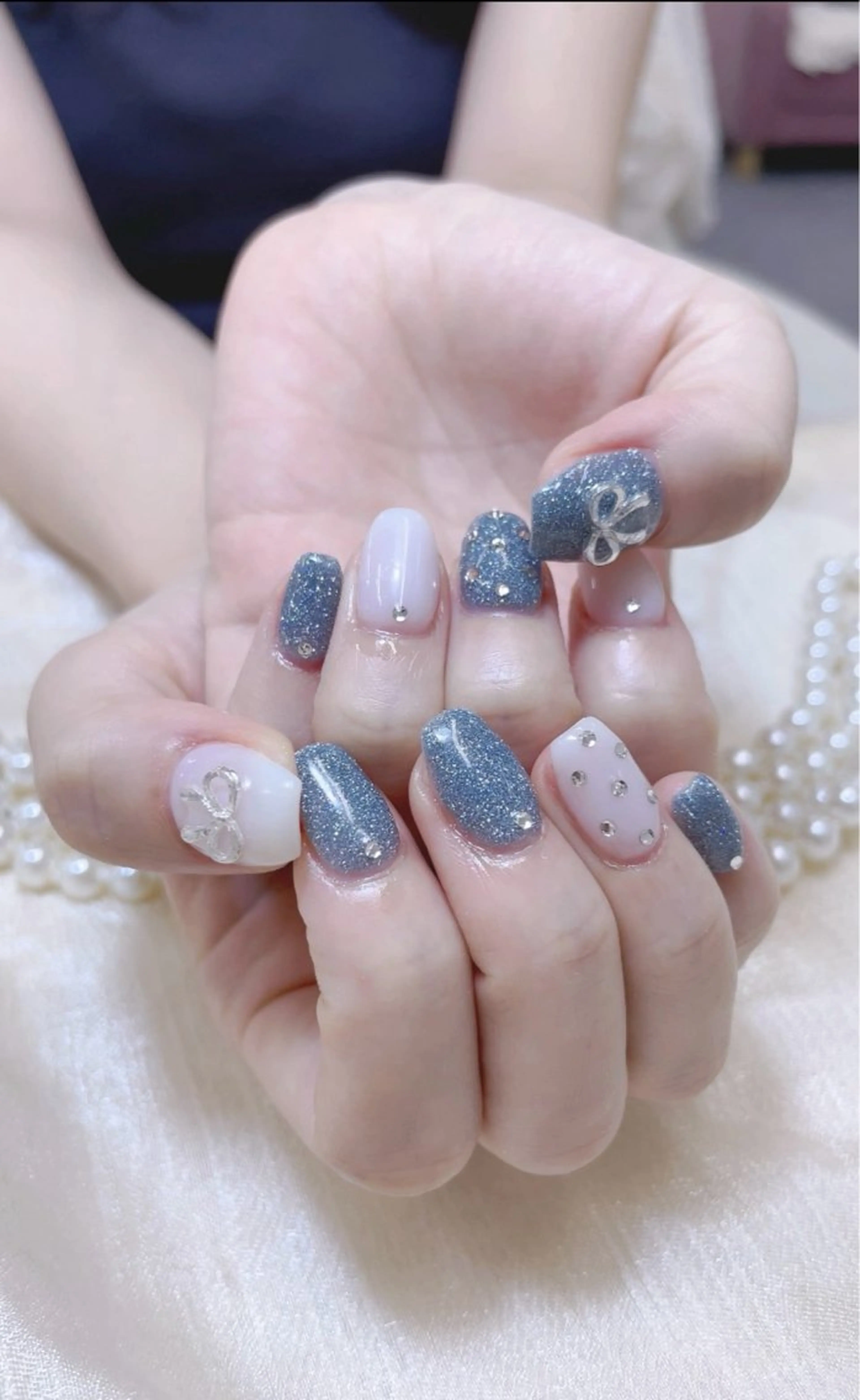 ネイル アートネイル チークネイル 長さ出し フットネイル ジェルネイル 山田 由奈のネイルデザイン