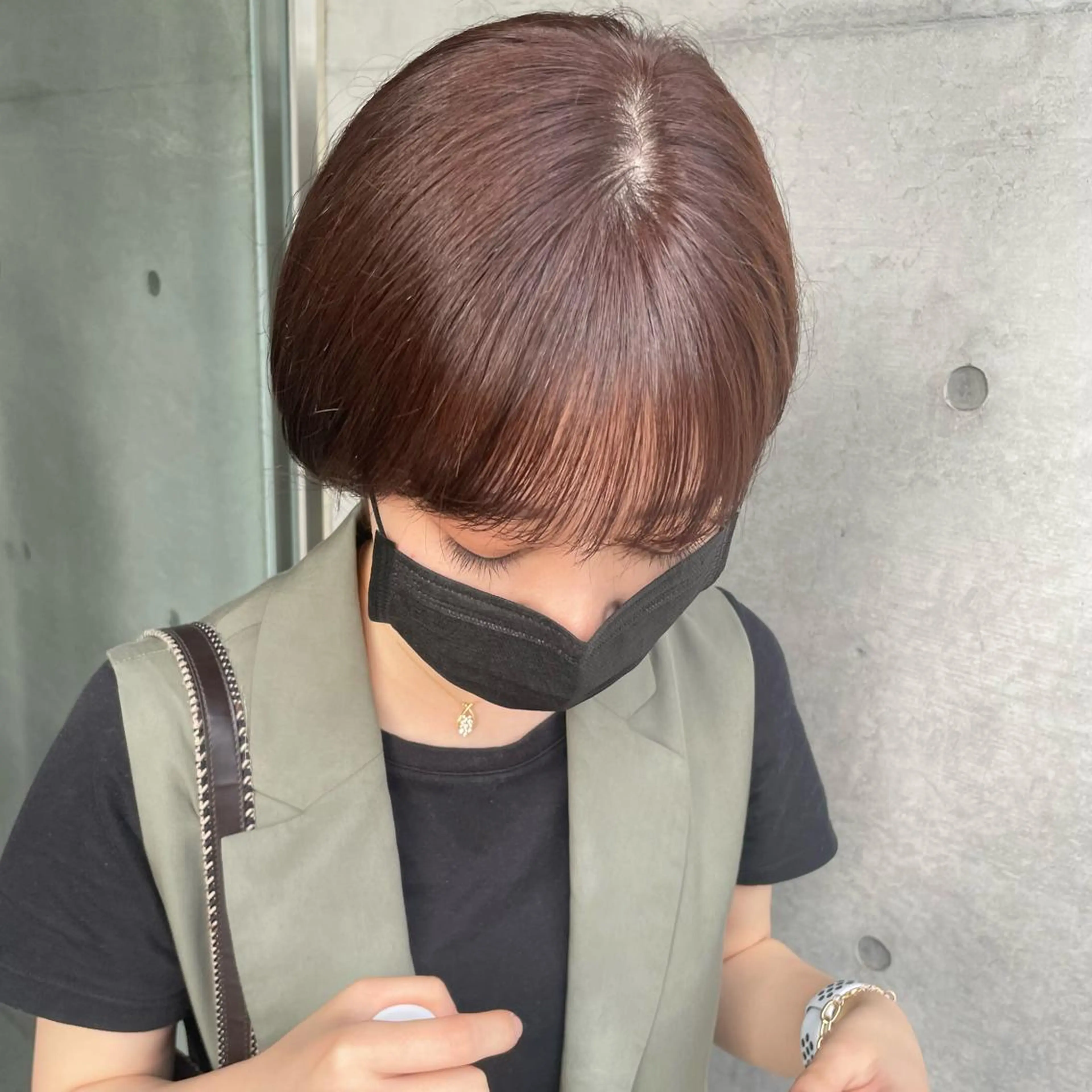 ショート カラー レイヤーカット/ パーマ/MIFAのヘアスタイル